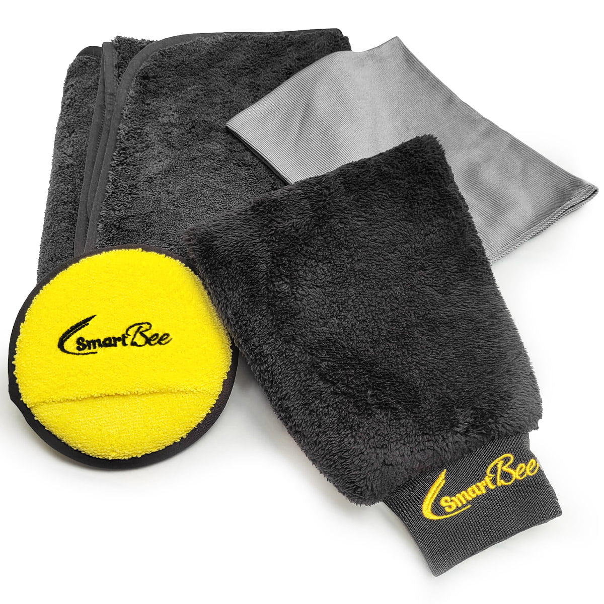 KARAPACK Mikrofiber Oto Yıkama Paketi - Siyah