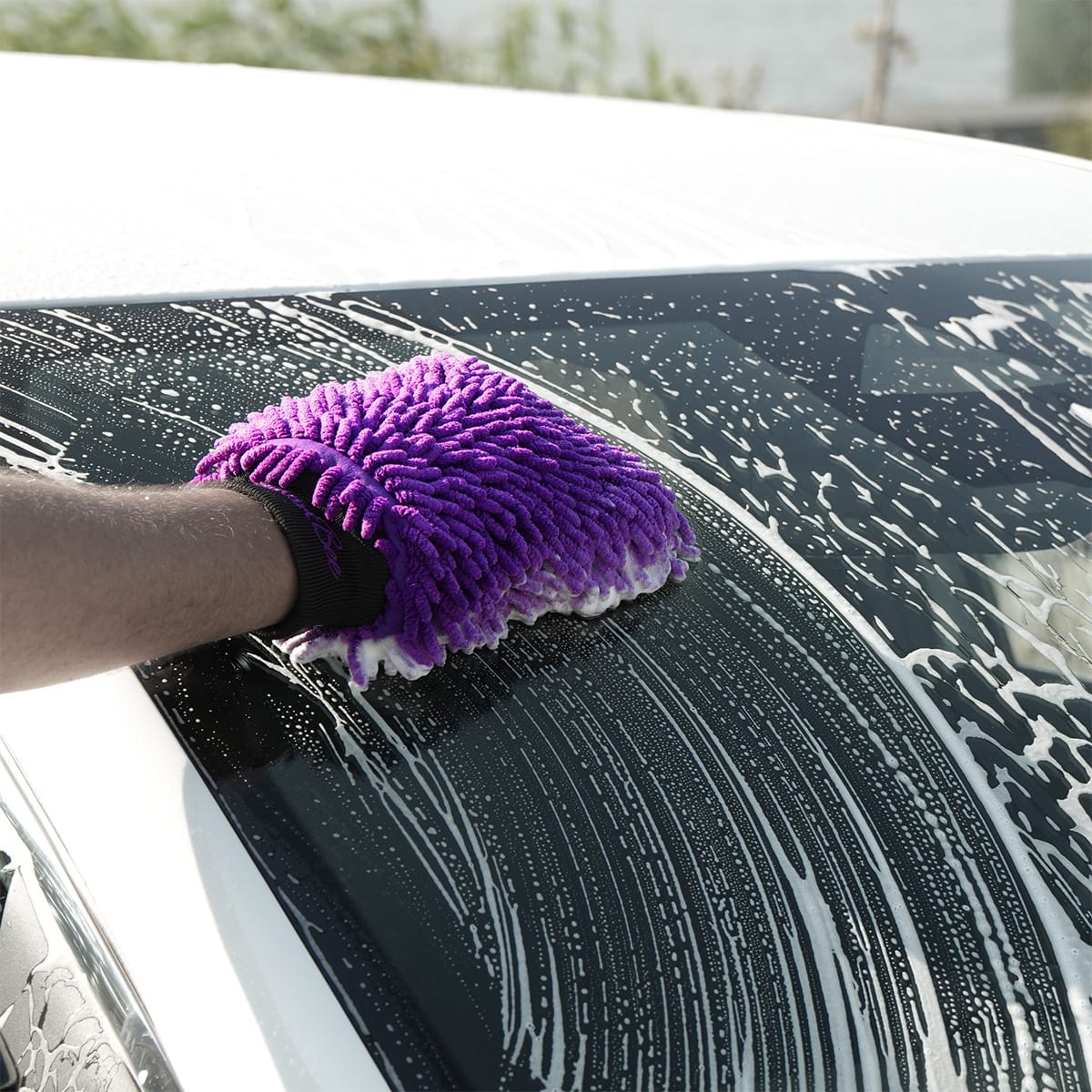 MAMBAPACK Hybrid Twisted Pile Mikrofiber Oto Yıkama Paketi - Mor