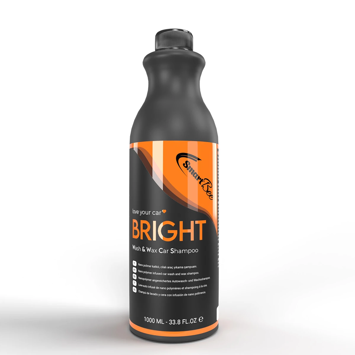 BRIGHT Hidrofobik Cilalı Oto Yıkama Şampuanı - 1000 ml