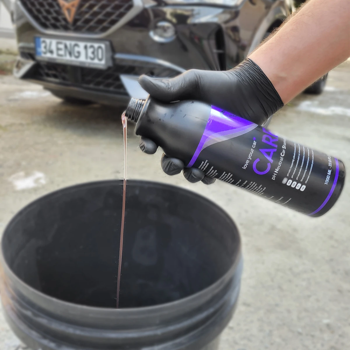 CARE pH Nötr Konsantre Oto Yıkama Şampuanı - 1000 ml