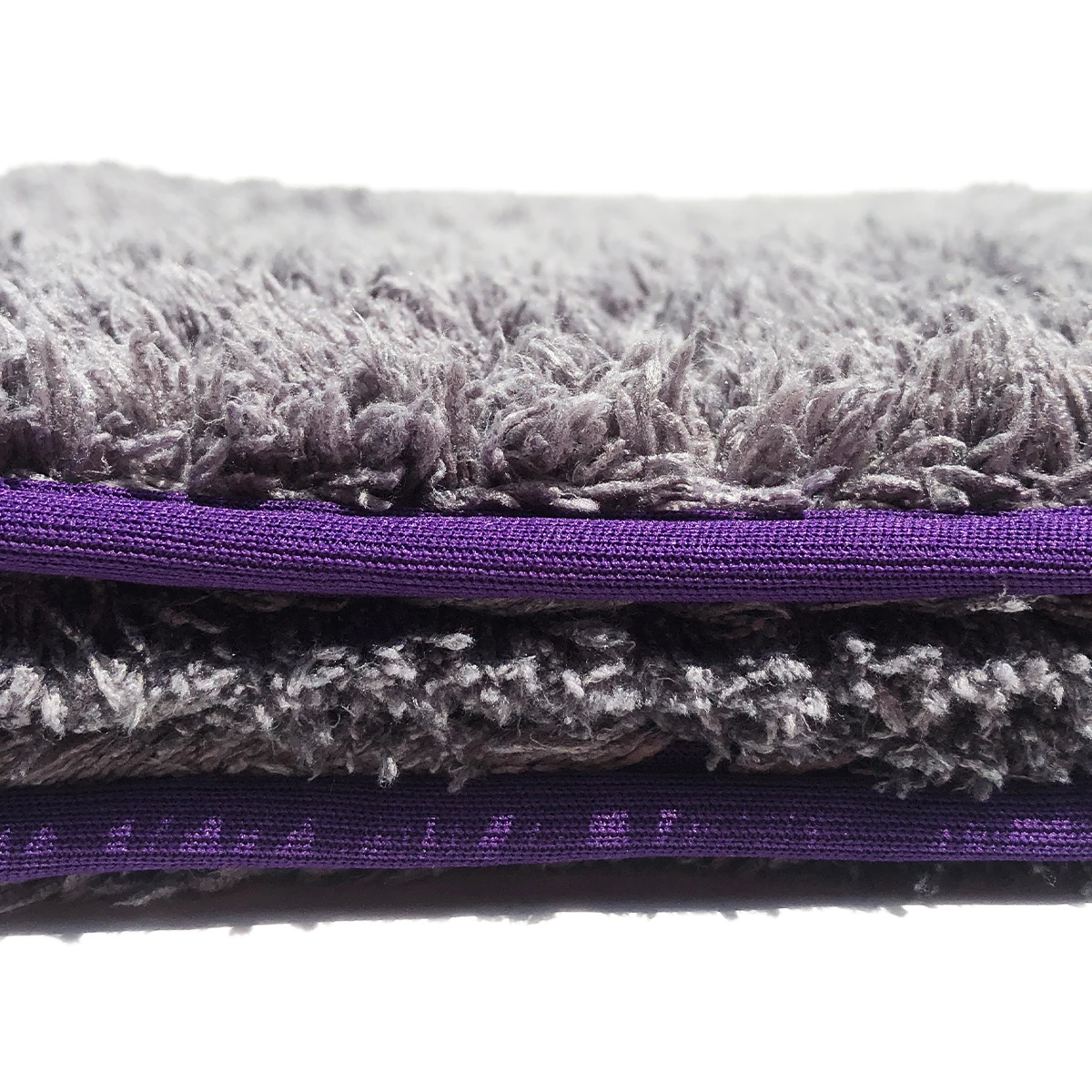 BABBA Medium Çift Kat Mikrofiber Oto Kurulama Havlusu 40x60 1300GSM - Koyu Gri