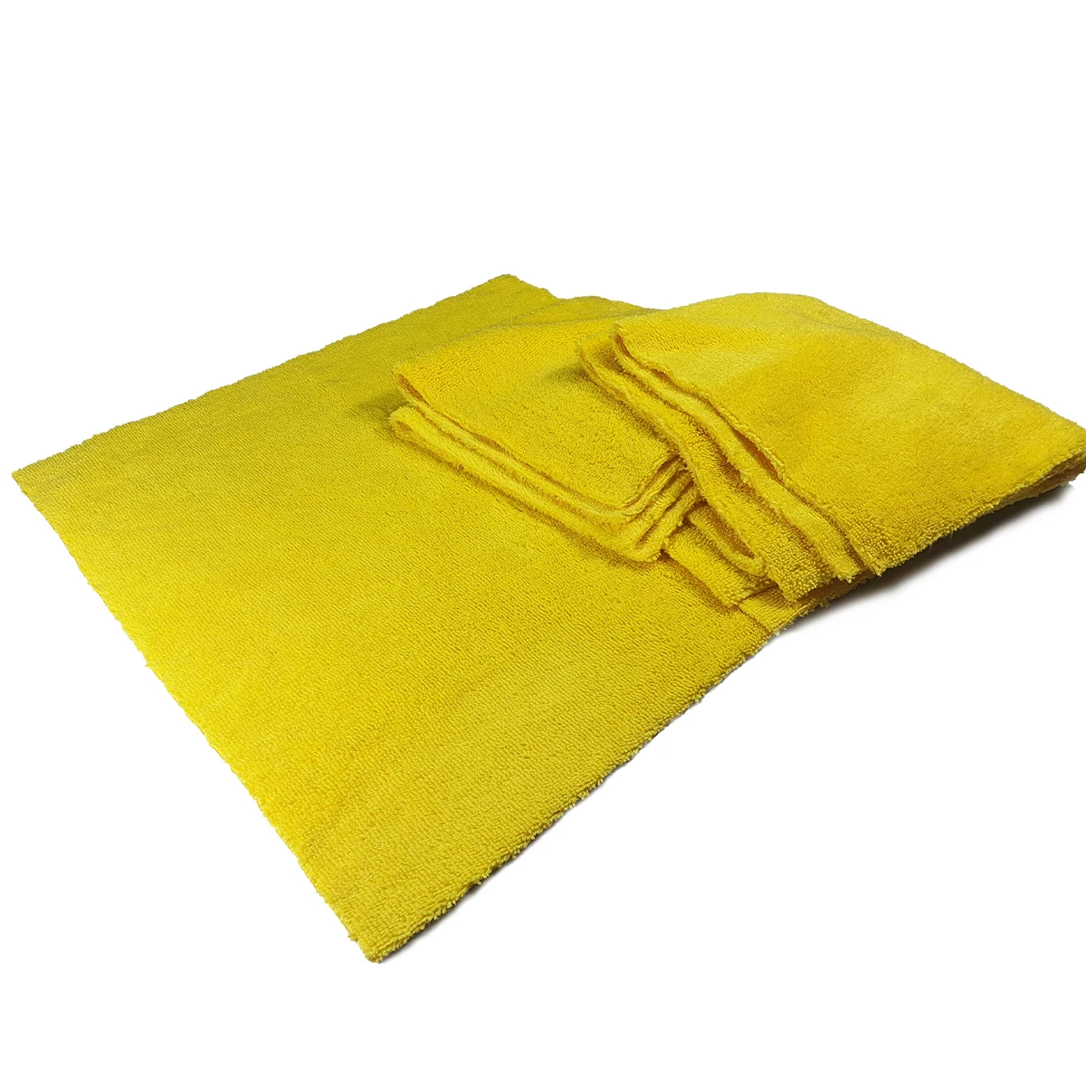 FLUFFY 4'lü Mikrofiber Lazer Kesim Cila Bezi 40x40 380GSM - Sarı