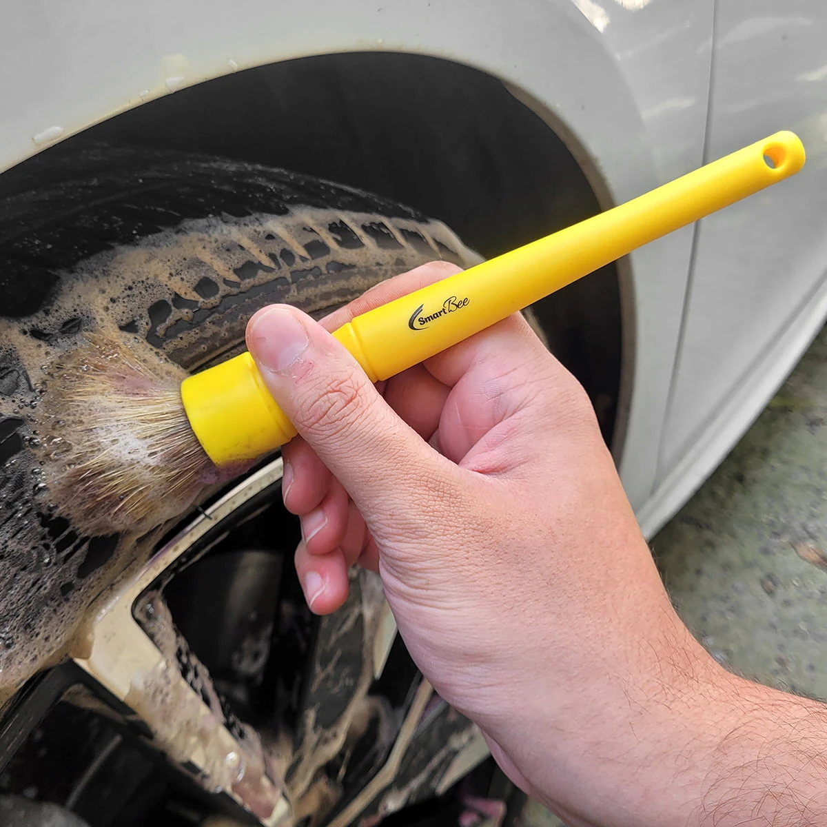 FORCE At Kılı Uçlu Oto Detay Fırçası 19cm 30mm