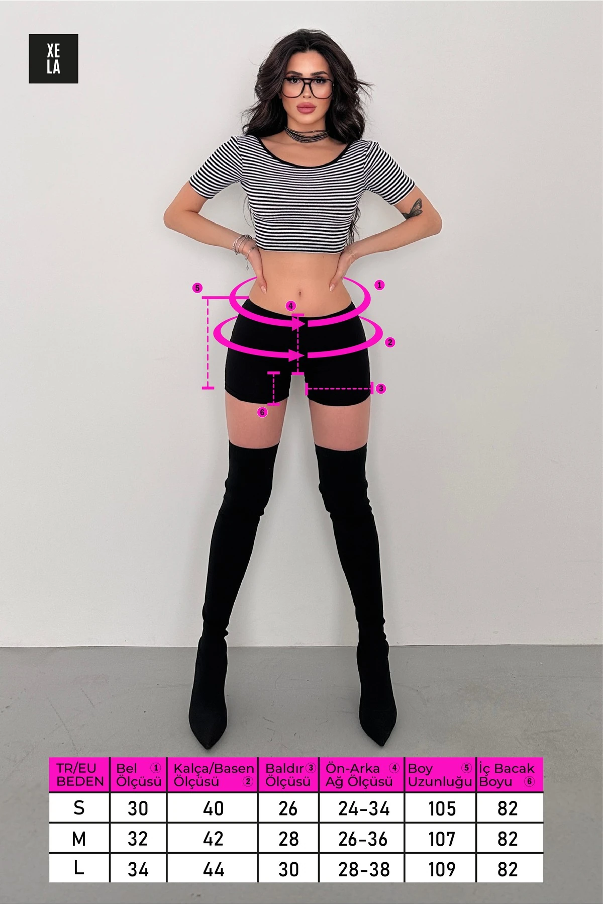 YÜKSEK BEL,ELASTİK BEL BANTLI PALAZZO PANTOLON