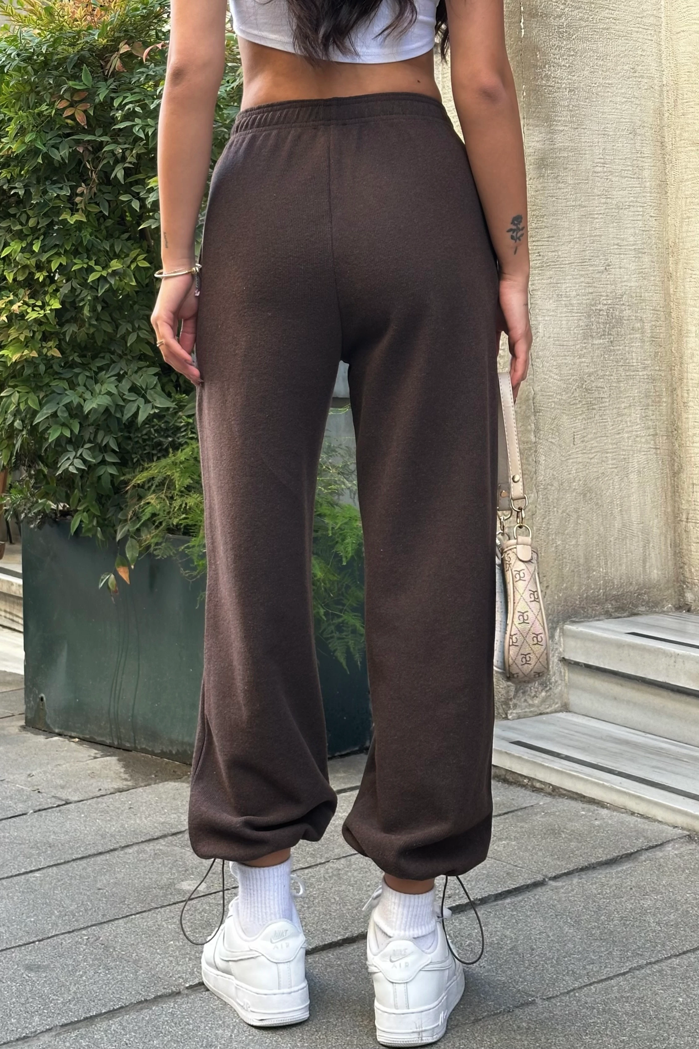Beli Lastikli Jogger Paçası Ayarlanabilir Pantolon