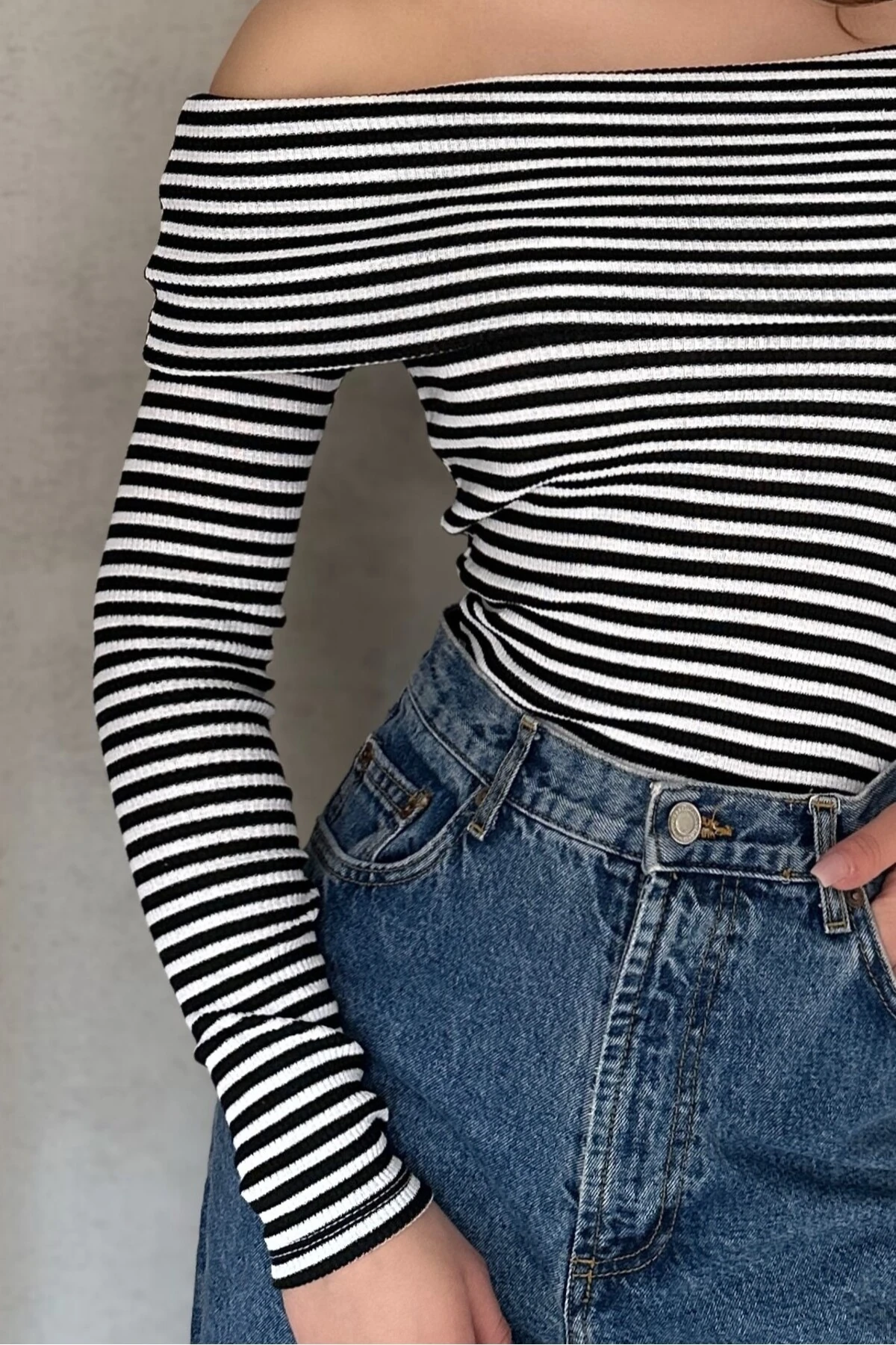 MADONNA YAKA KAŞKORSE BLUZ