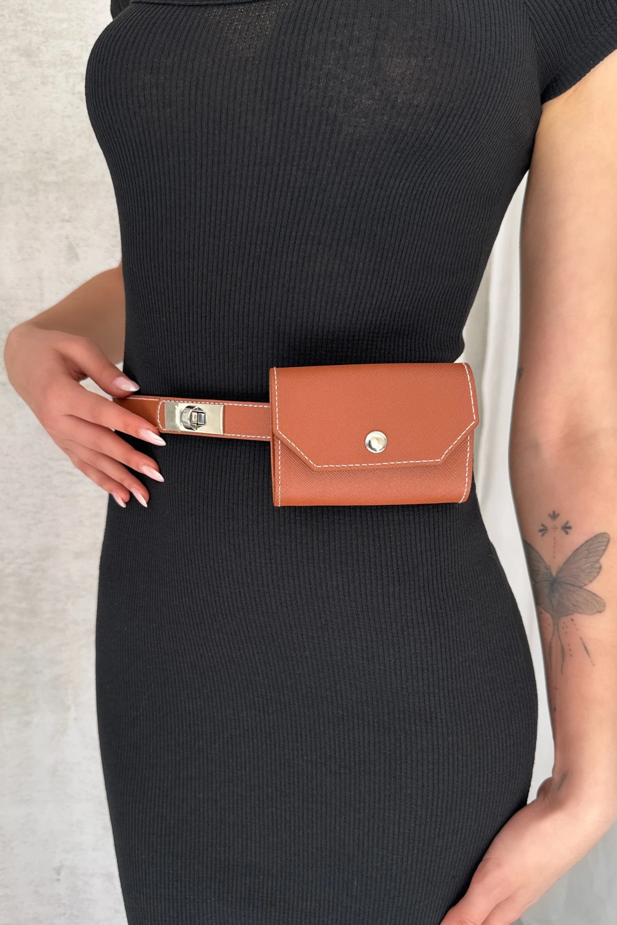 KELLY TASARIM AYARLANABİLİR KEMER ve ÇANTA TAKIM