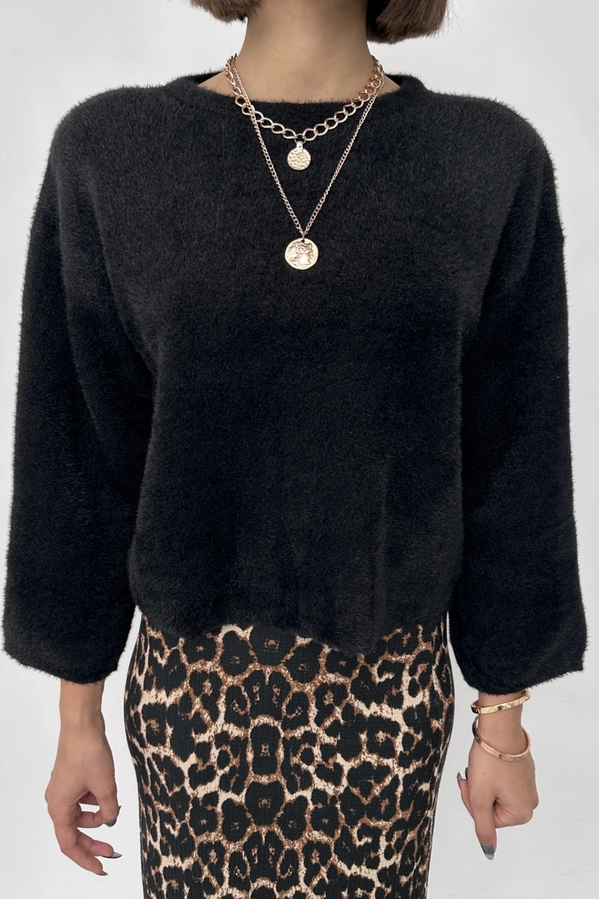 AFRODİT TRİKO KAZAK BÜRÜMCÜK ETEK TAKIM