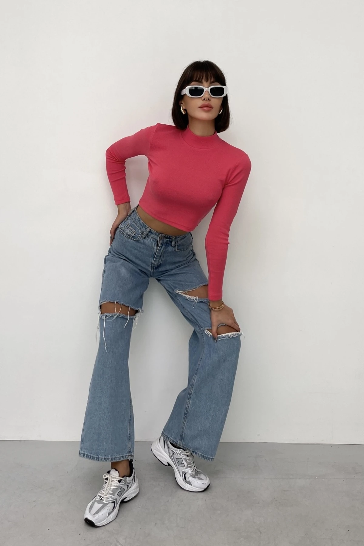 ALİCİA BALIKÇI YAKA UZUN KOL KAŞKORSE KAZAK