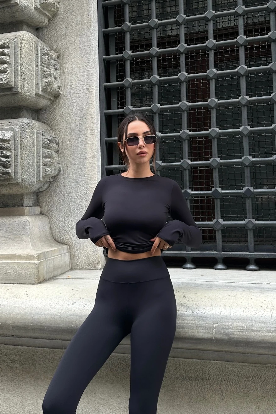 ACTİVEE MODAL KUMAŞ PARMAK GEÇİRMELİ TAKIM