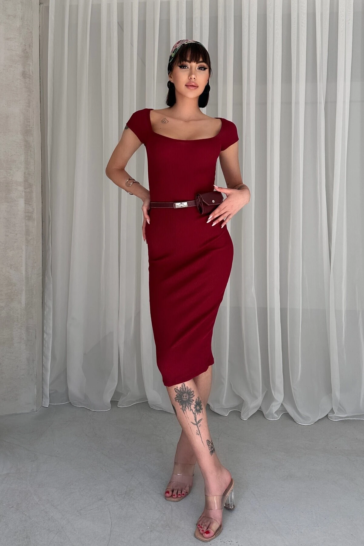 ANGEL KEMER, ÇANTA, ELBİSE 3' lü TAKIM