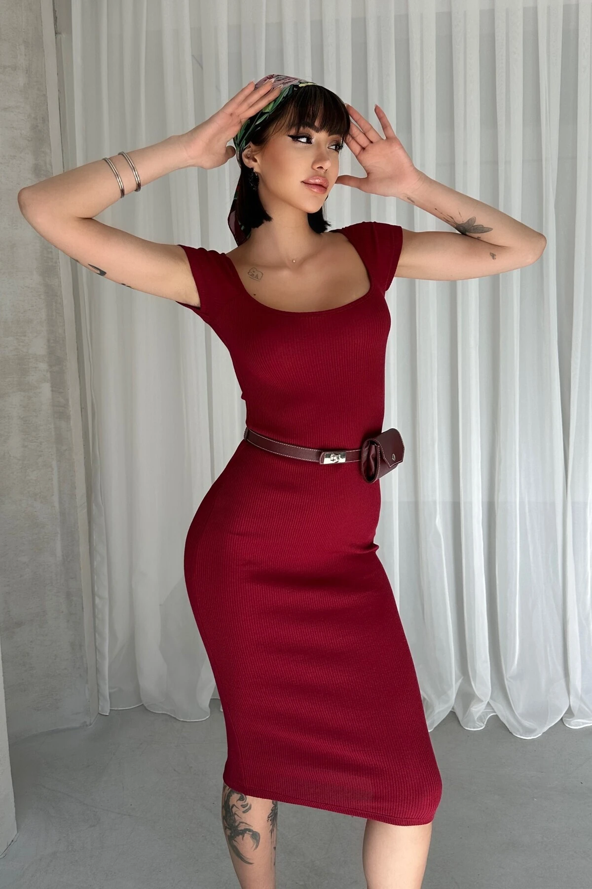 ANGEL KEMER, ÇANTA, ELBİSE 3' lü TAKIM