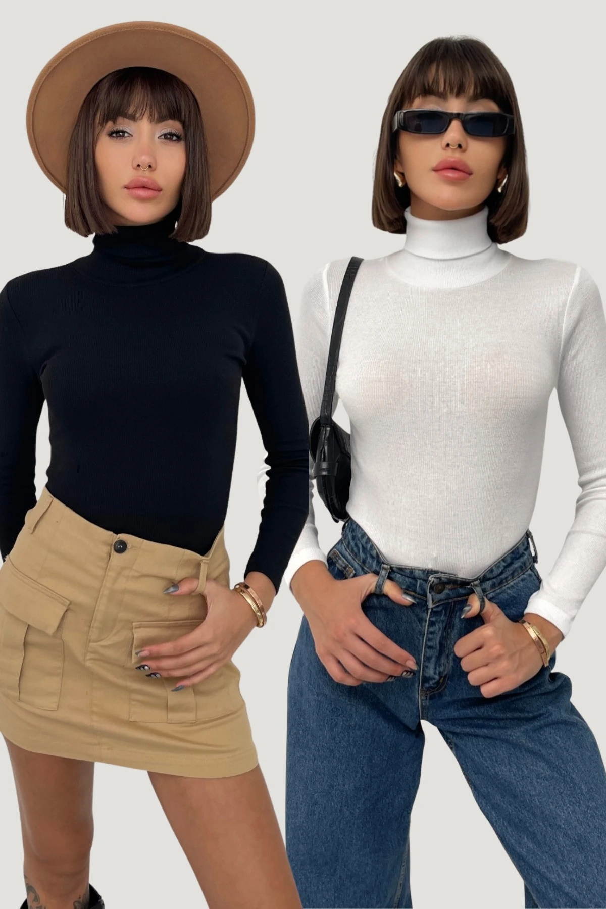 TOKYO TAM YAKA UZUN KOL KAŞKORSE KAZAK