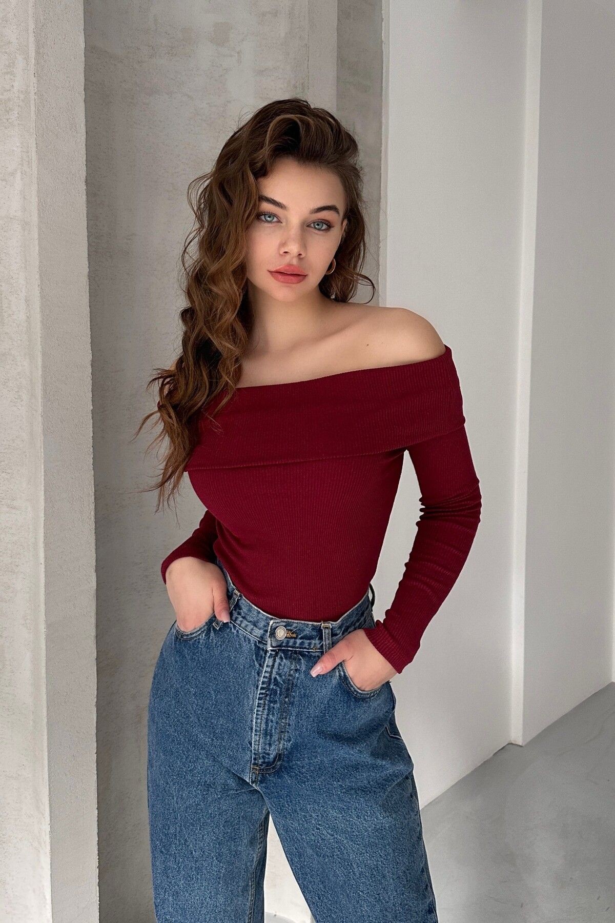 3' lü PAKET MADONNA YAKA KAŞKORSE BLUZ
