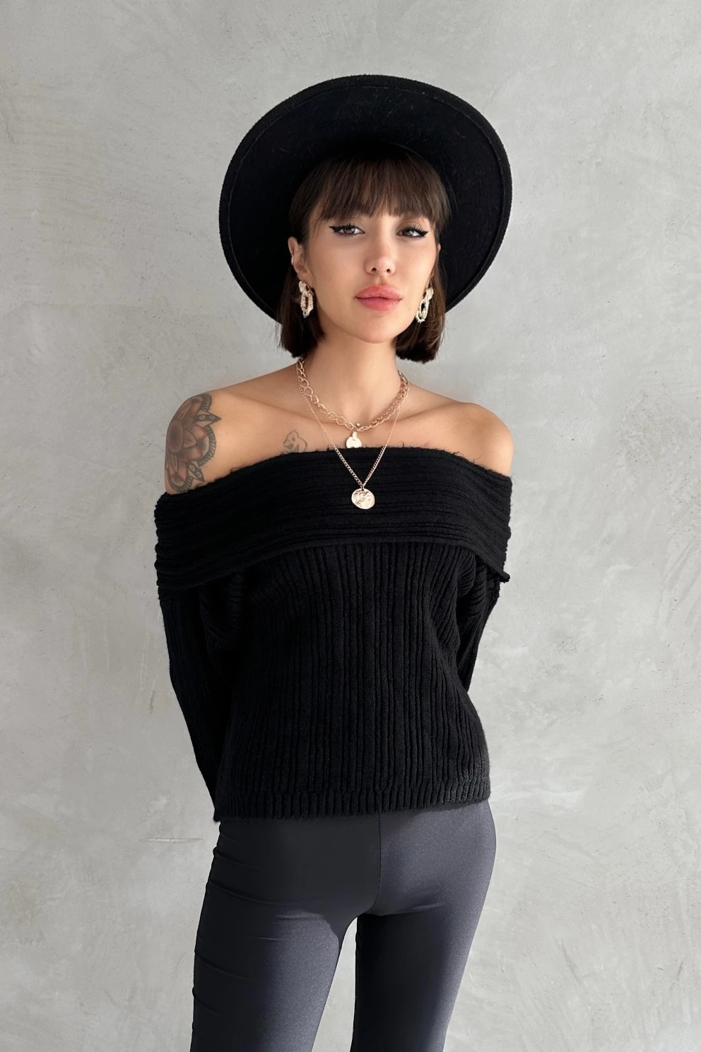 JOLİE MADONNA YAKA TRİKO KAZAK