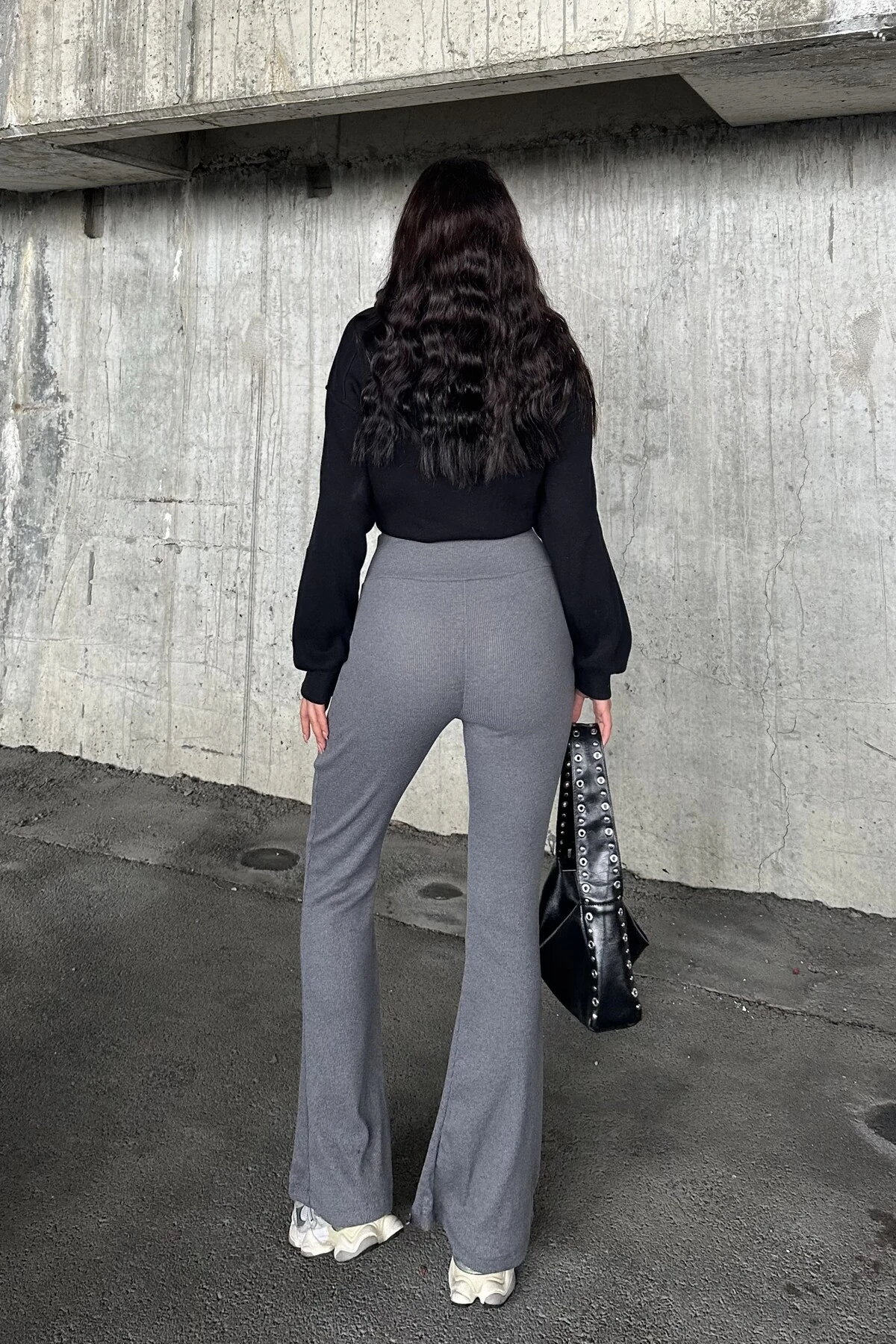 İSPANYOL PAÇA YÜKSEK BEL KAŞKORSE PANTOLON