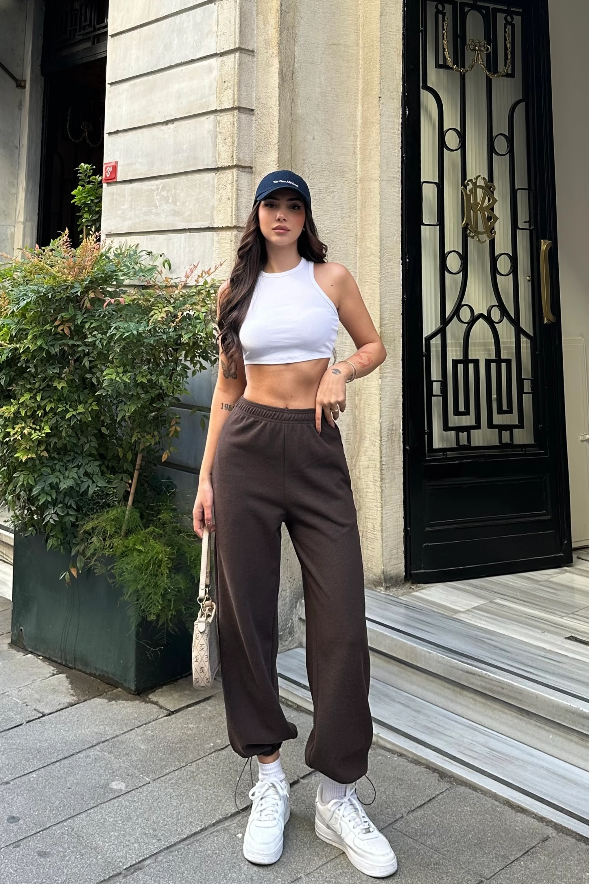 Beli Lastikli Jogger Paçası Ayarlanabilir Pantolon