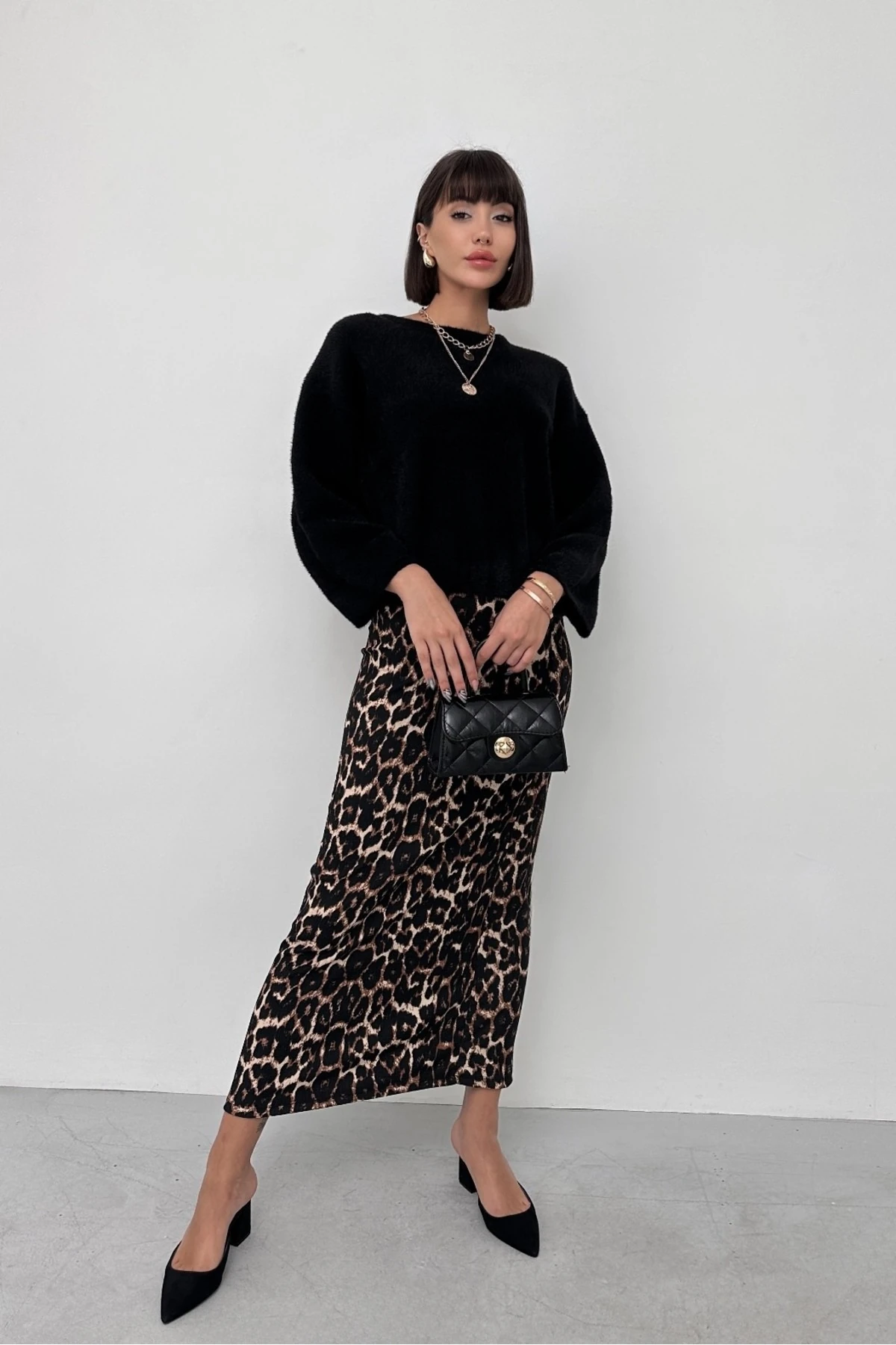 AFRODİT TRİKO KAZAK BÜRÜMCÜK ETEK TAKIM