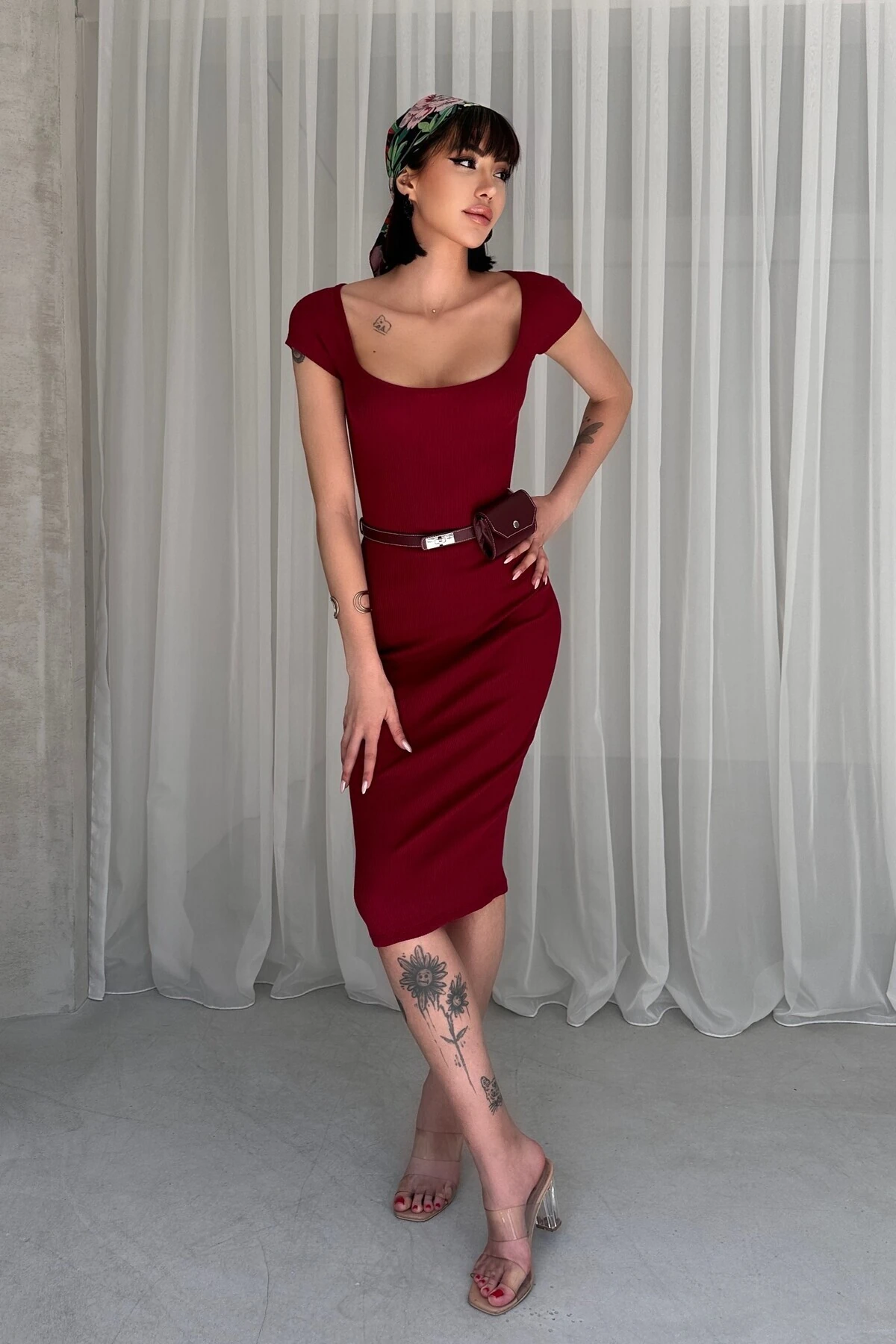 ANGEL KEMER, ÇANTA, ELBİSE 3' lü TAKIM