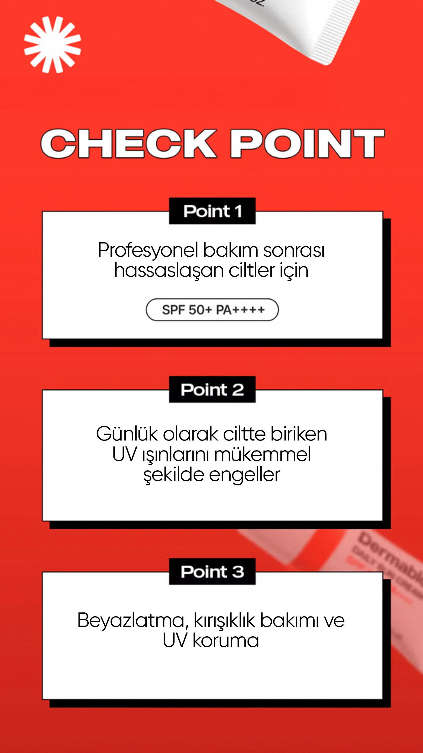 Doğal Bitişli Günlük Kore Güneş Kremi Daily Sun Cream SPF 50 + PA ++++