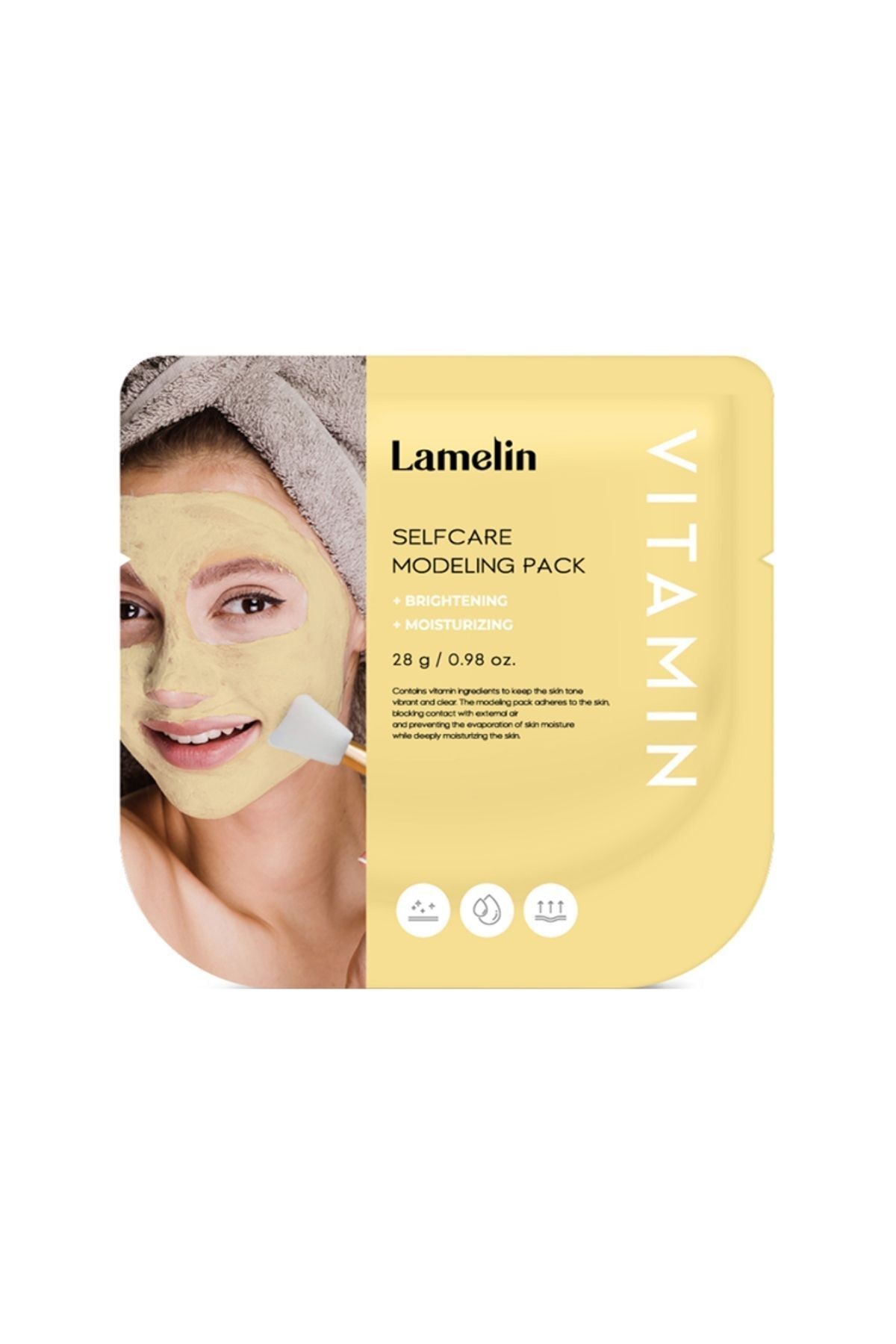 Aydınlatıcı ve Canlandırıcı Tek Kullanımlık Modelling Maske Seti Lamelin Modelling Pack