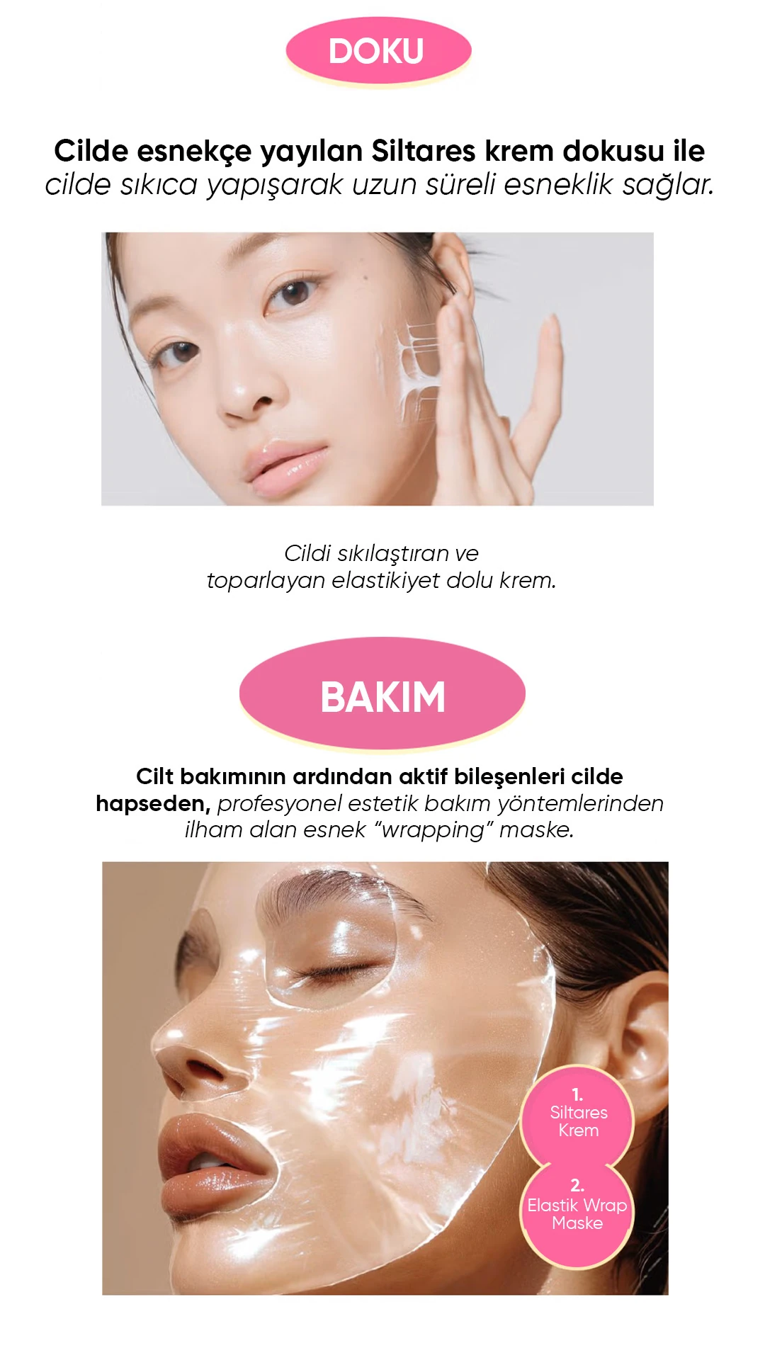 Küçük Moleküllü Kolajen Yüz Kremi Small Molecule Collagen Elasticity Cream