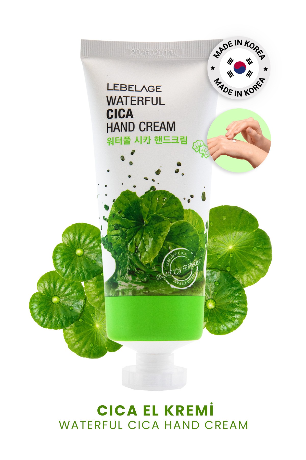 Centella Asiatica El Kremi Lebelage Waterful Cica Hand Cream 100 ml Büyük Boy