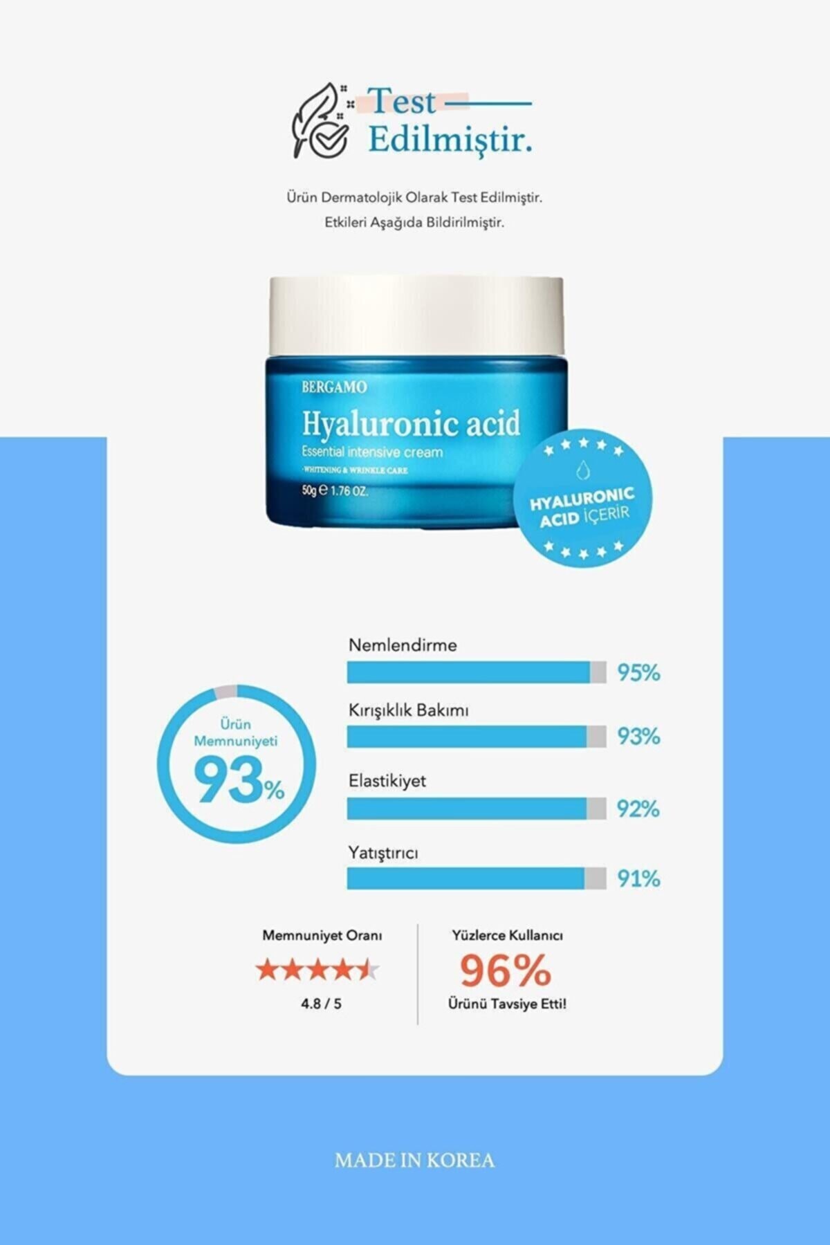 Essential Intensive Cream Hyaluronic Acid Anti Aging - Nemlendirici - Aydınlatıcı