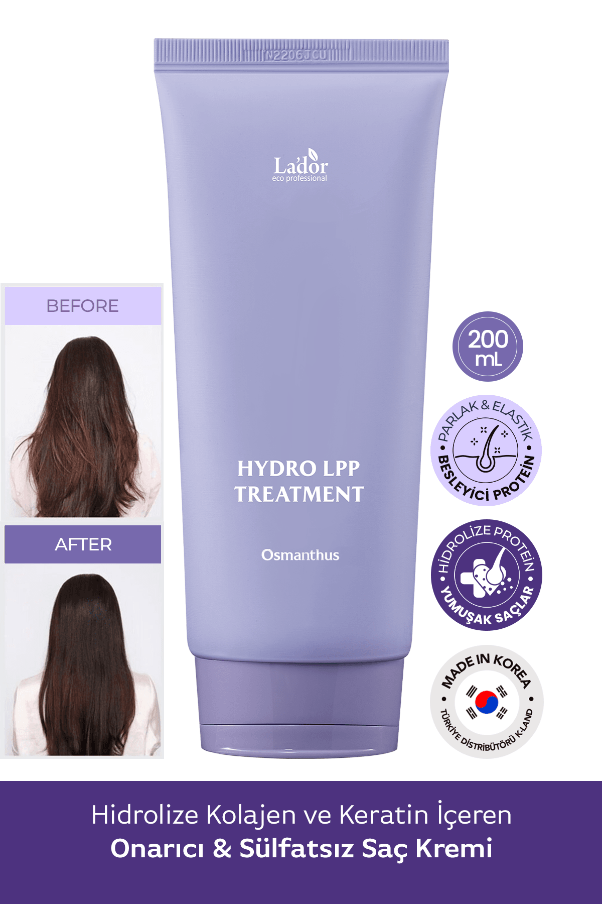 HYDRO LADOR LPP TREATMENT MAUVE EDITION, 200ML