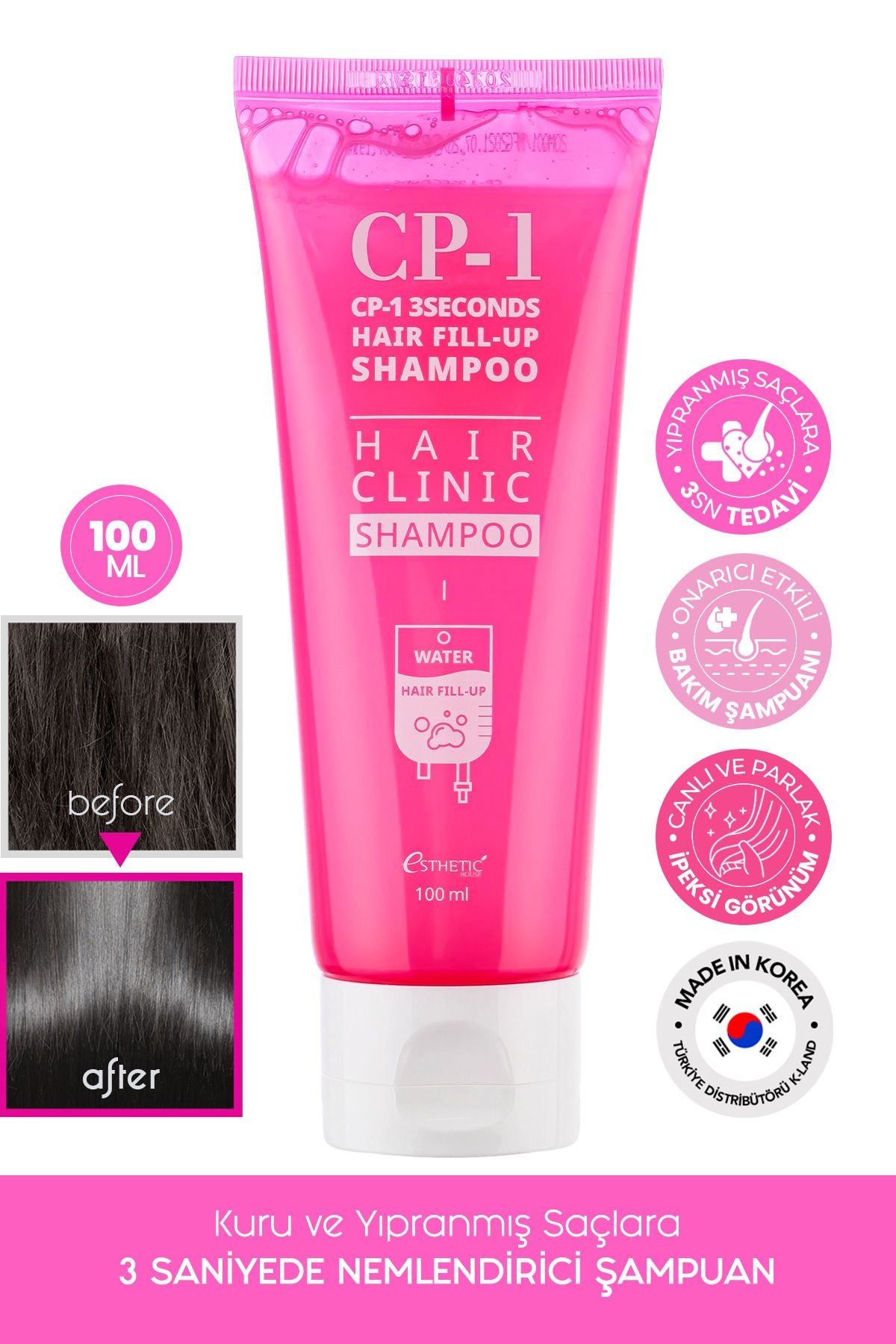 CP-1 Dolgunlaştırıcı Şampuan 3 Seconds Fill Up Shampoo 100 ML