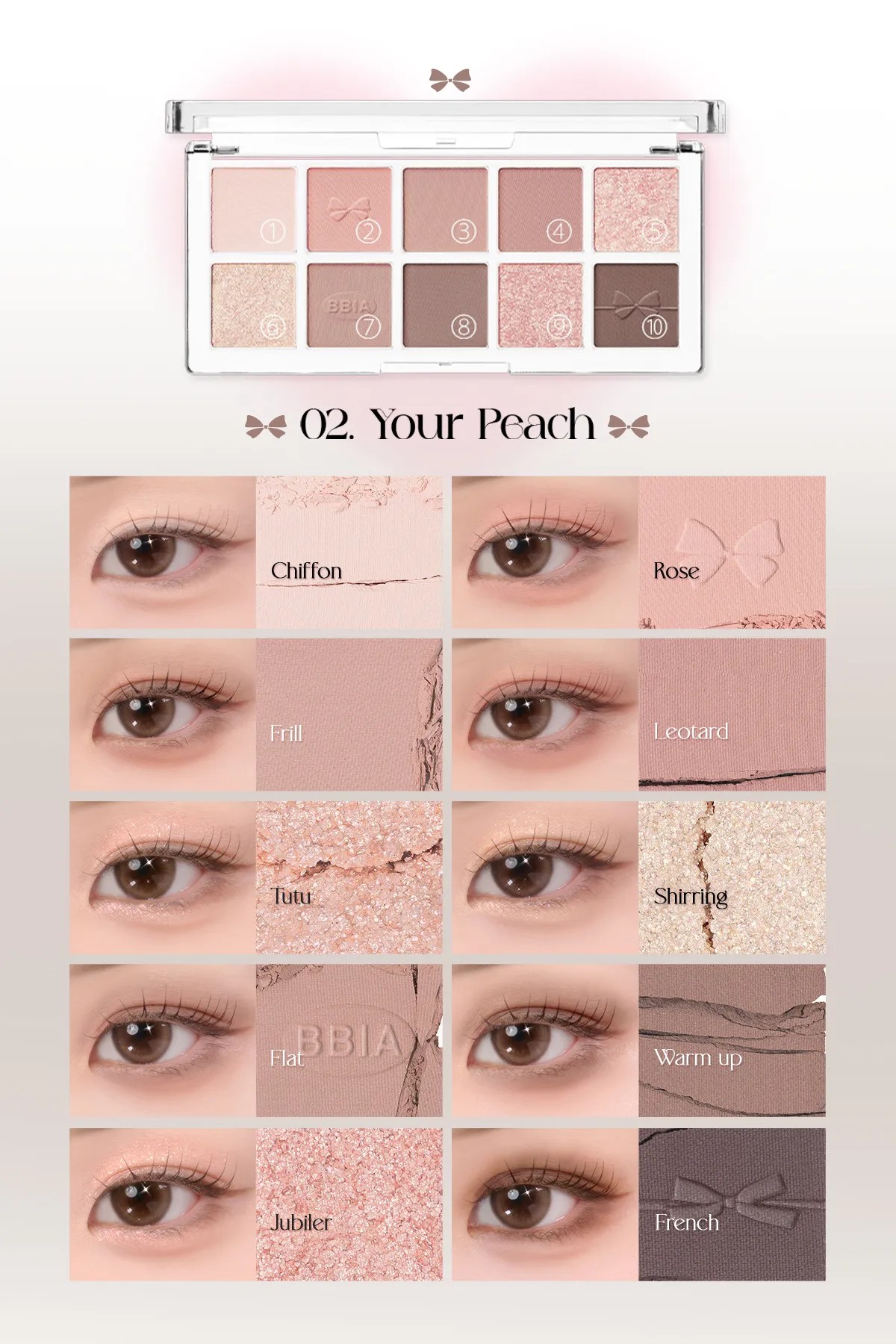 10lu Göz Makyajı Far Paleti BBIA Eye Palette