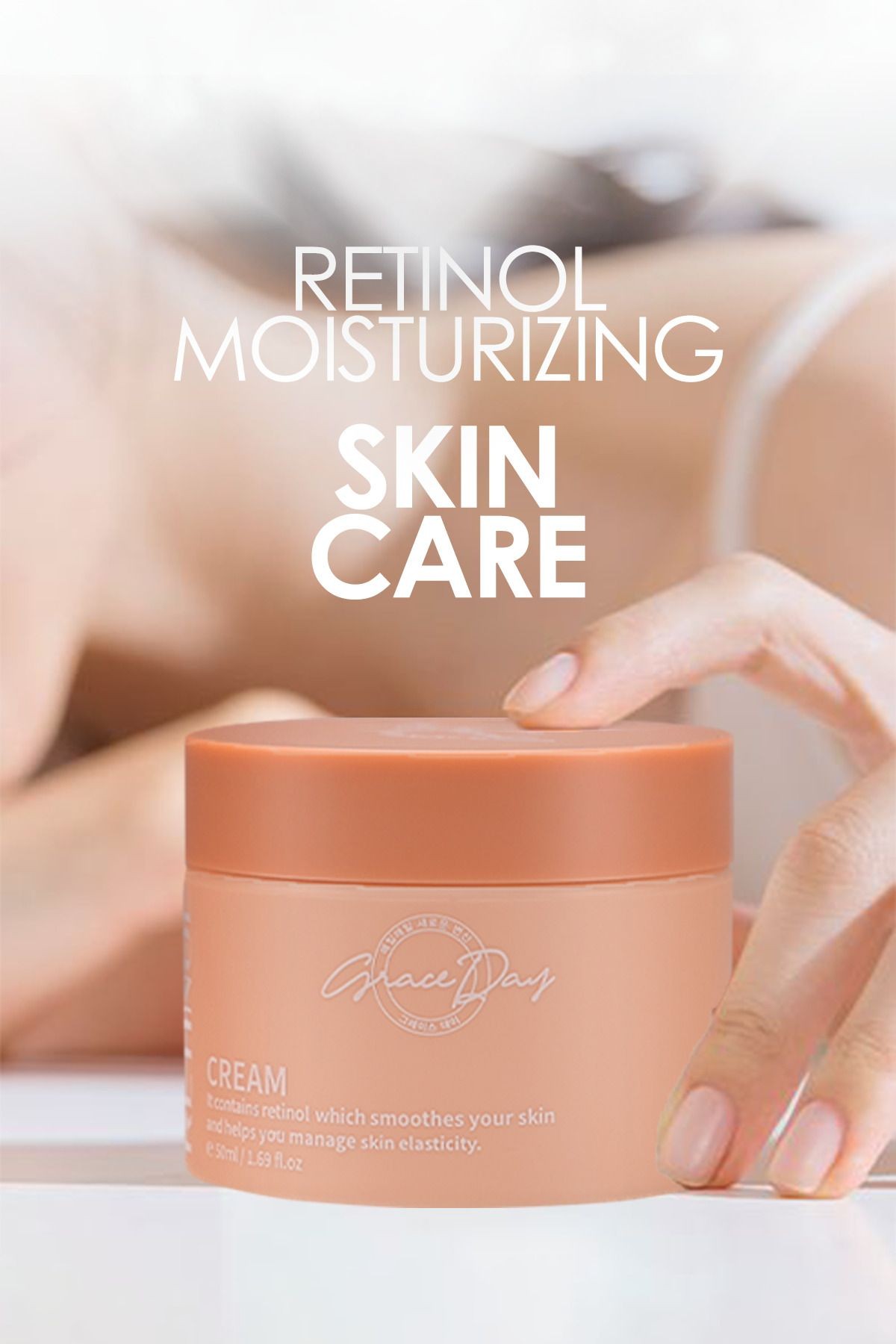 Retinol İçeren Leke ve Kırışıklık Karşıtı Yüz Kremi Grace Day Retinol Cream 50ml