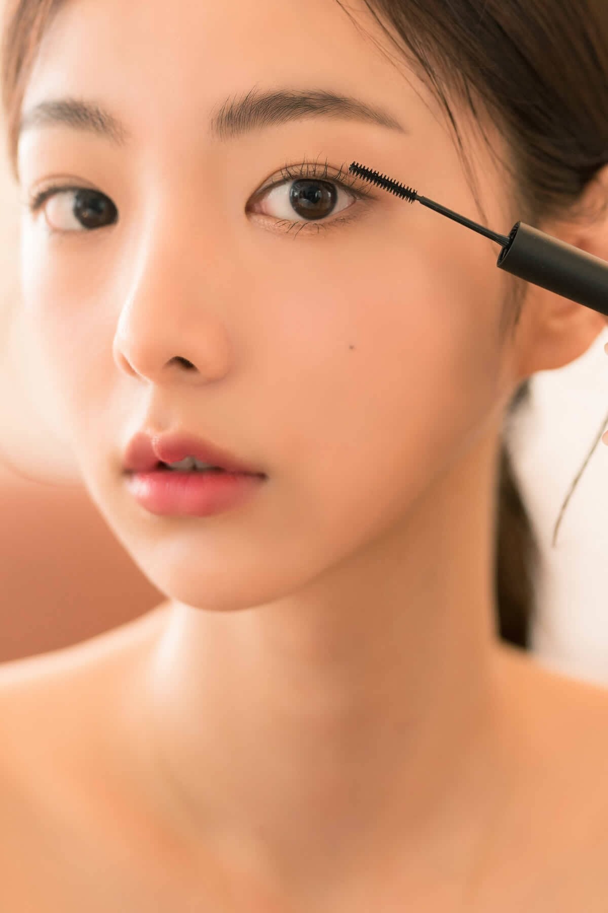 Ince Fırçalı Suya Dayanıklı Kahverengi Maskara Real Fit Skinny Mascara Black