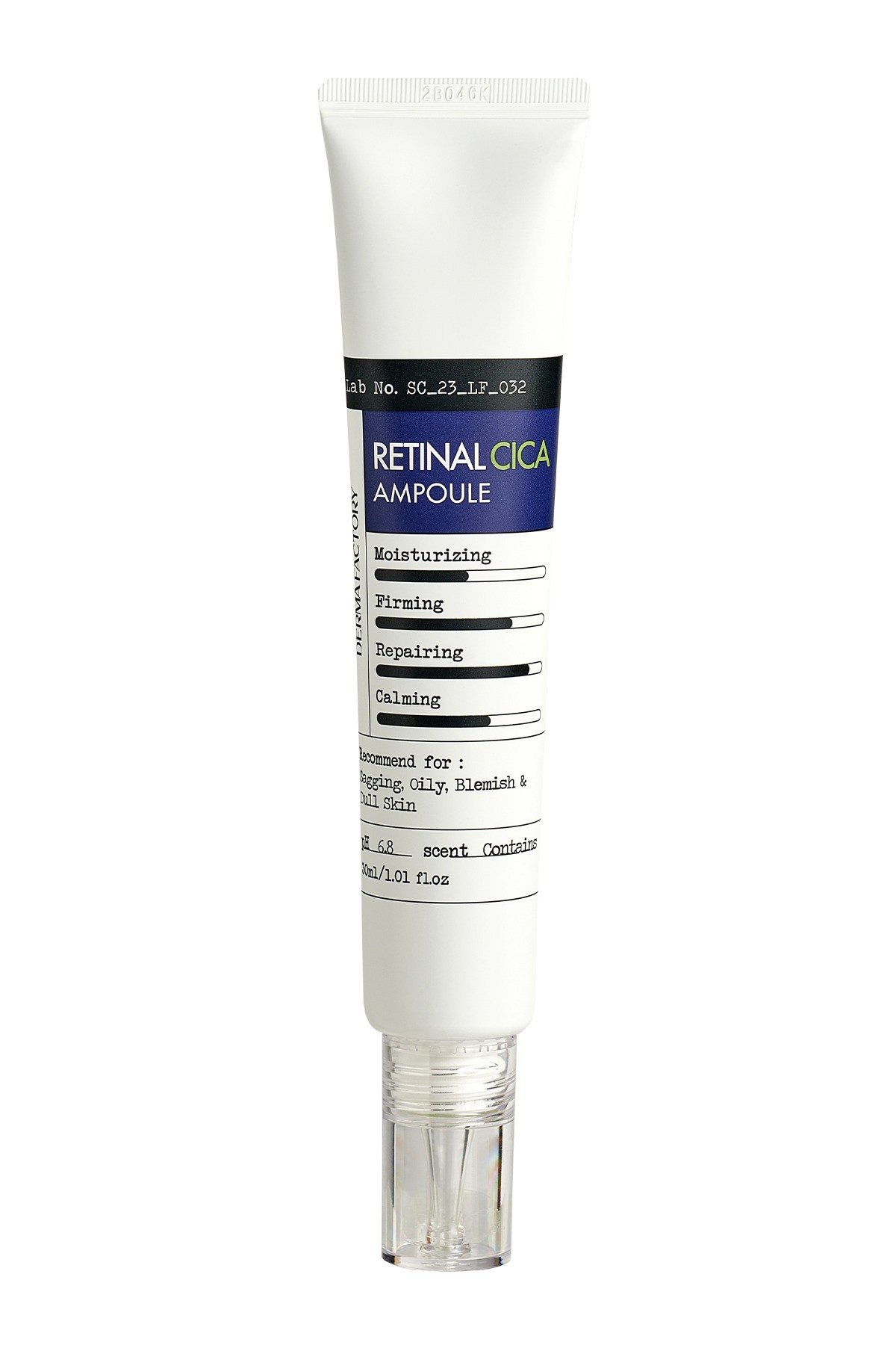 Retinal ve Centella İçeren Günlük Kullanıma Uygun Serum Derma Factory Retinal Cica Ampoule 30ML