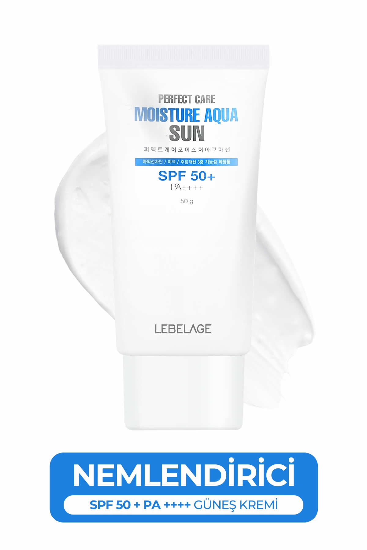 Su Bazlı Nemlendirici Güneş Kremi LEBELAGE Perfect Care Moisture Aqua Sun Cream SPF 50+ PA++++