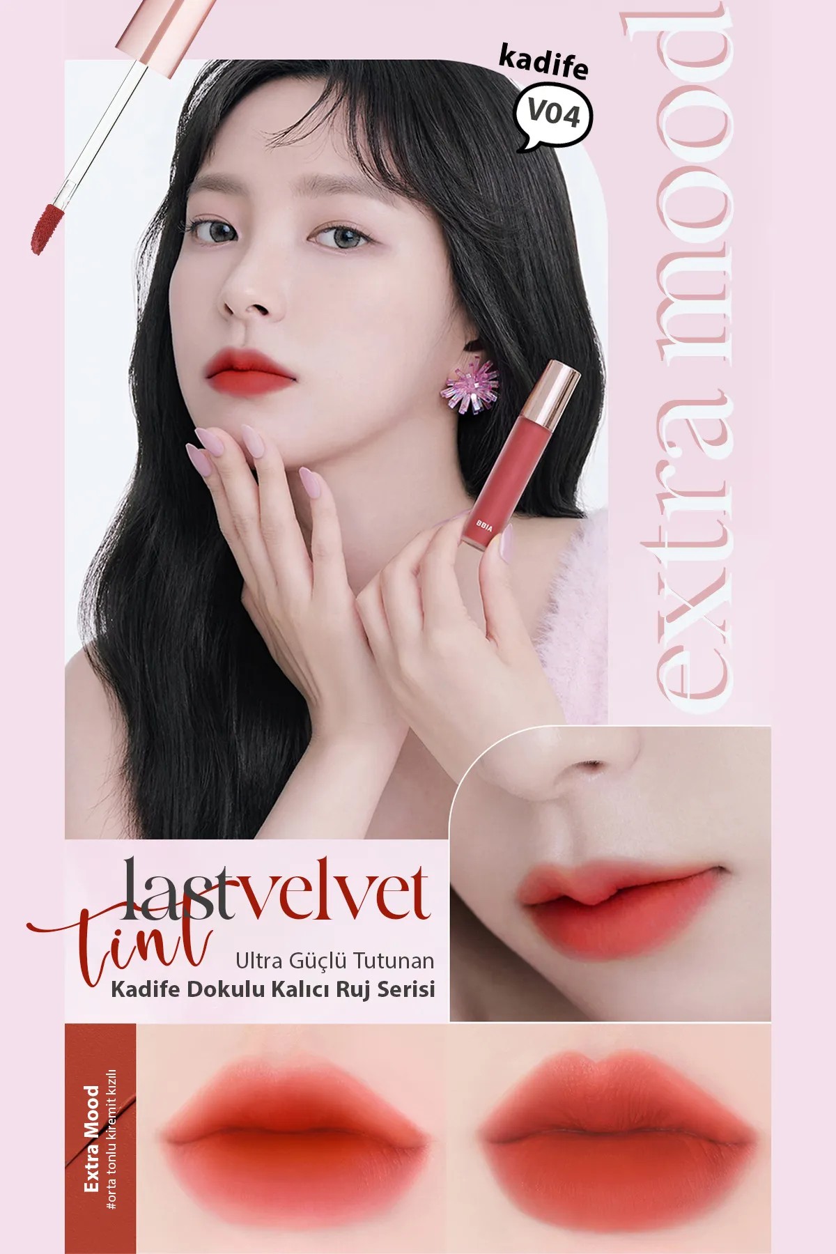 Ultra Kalıcı Kadife Kore Tint Ruj BBIA Last Velvet Tint