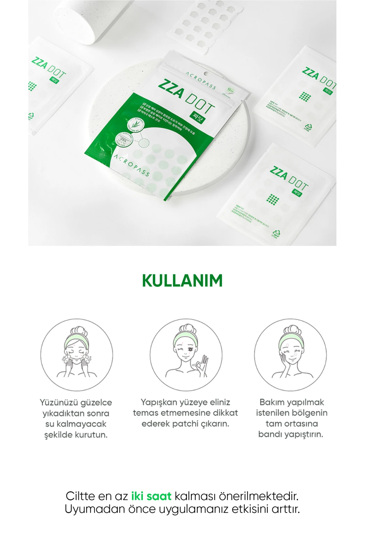 Mikro Noktalı Salisilik Asit Bandı ZZA Dot 45li