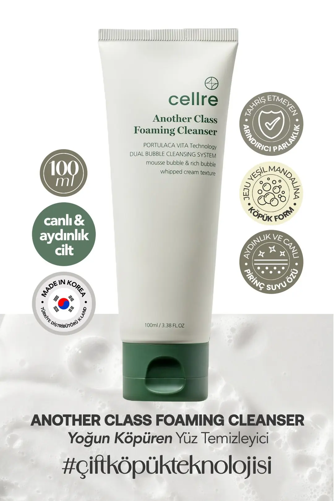 Yoğun Köpüren Yüz Temizleyici Cellre Another Class Foaming Cleanser