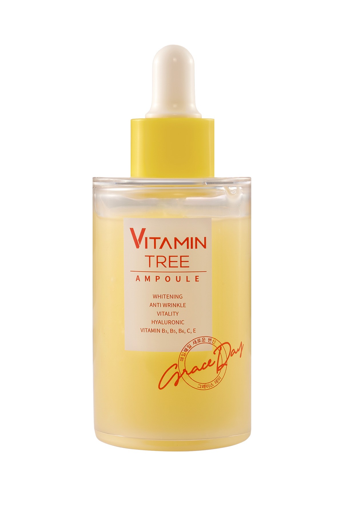 Vitamin Ağacı Özü ve %5 Niacinamid ile Aydınlatıcı Vegan Serum GRACE DAY Vitamin Tree Ampoule 50ml