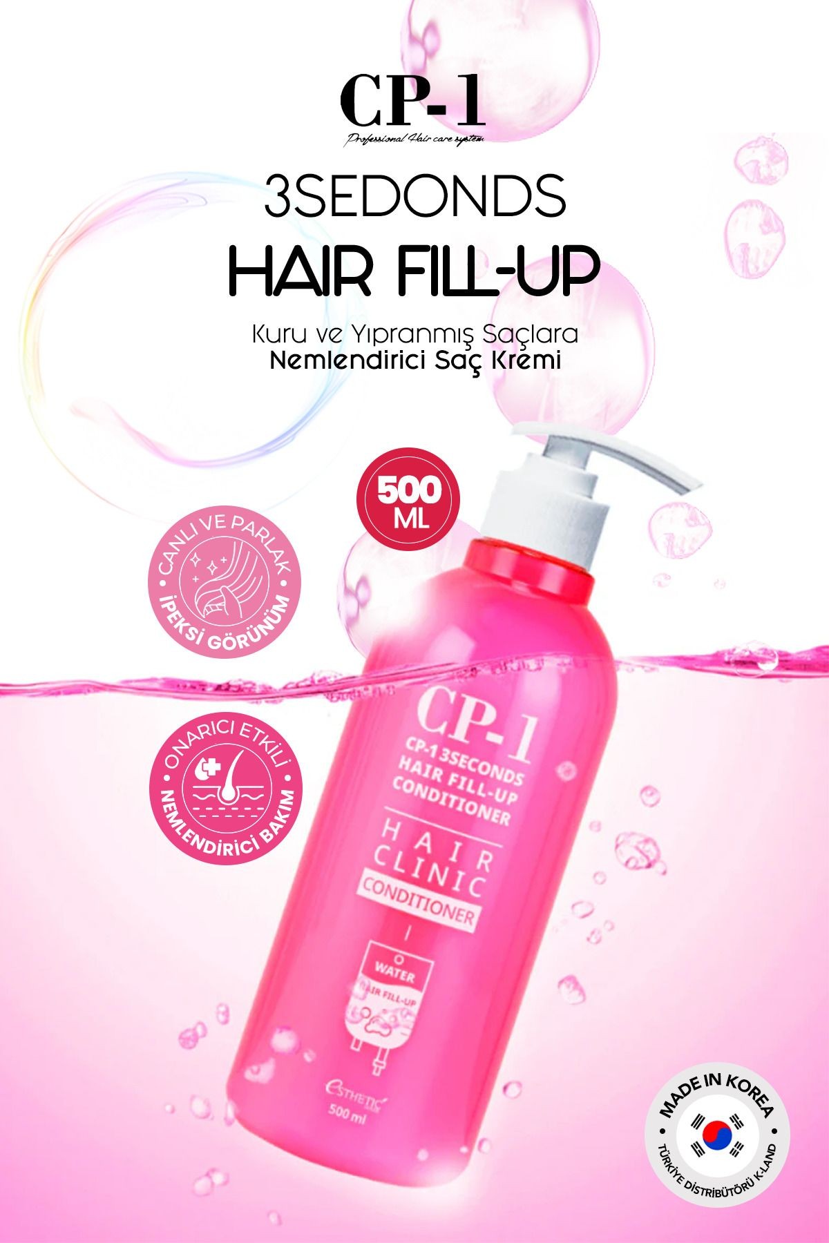 CP-1 Dolgunlaştırıcı Saç Kremi 3 Seconds Fill Up Conditioner 500 ML