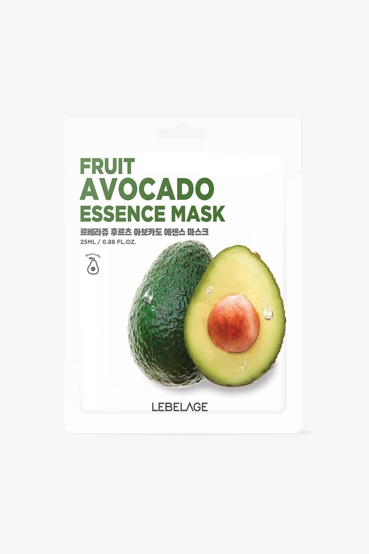 Avokado İçeren Nemlendirici Kağıt Maske Lebelage Fruit Avocado Mask