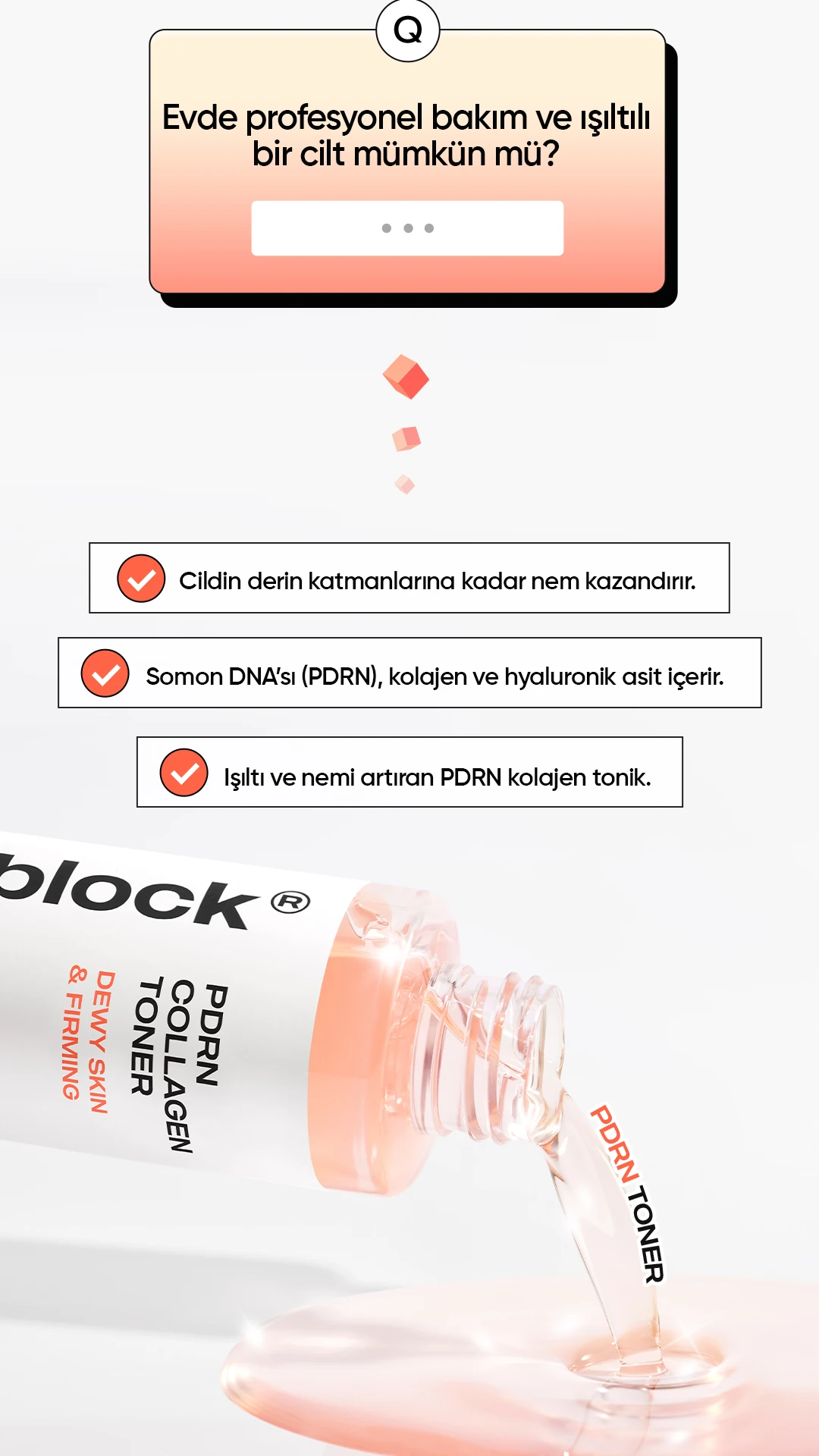 PDRN Somon Dna Yenileyici Tonik PDRN Collagen Toner