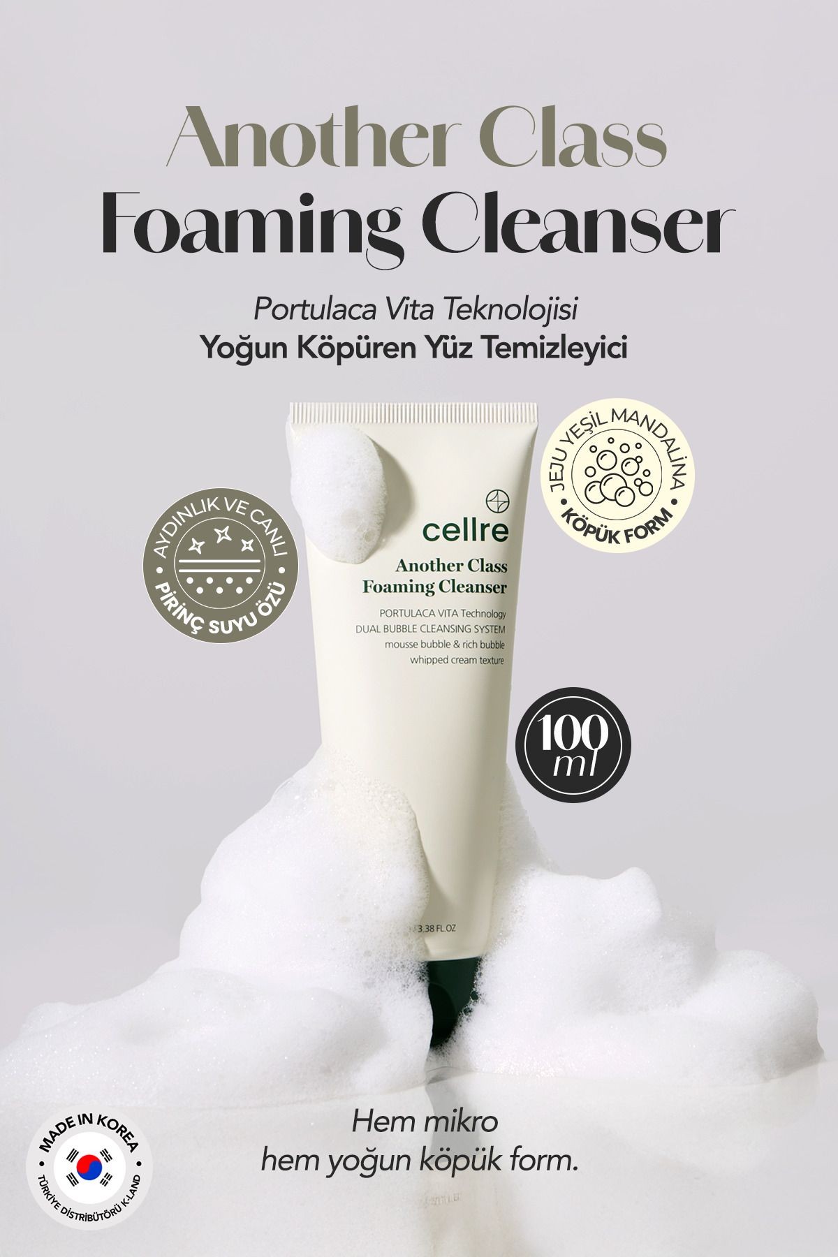 Yoğun Köpüren Yüz Temizleyici Cellre Another Class Foaming Cleanser