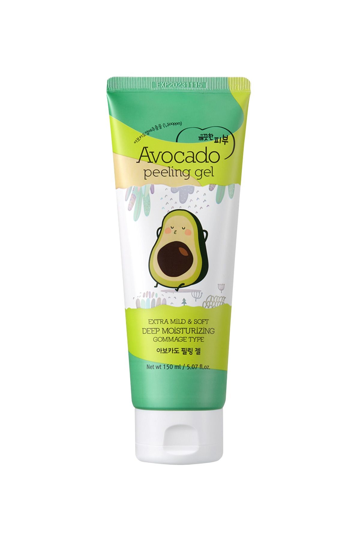 Avokado Özü İçeren Gomaj Taneciksiz Peeling Jel Esfolio Avocado Peeling Gel 150 ml