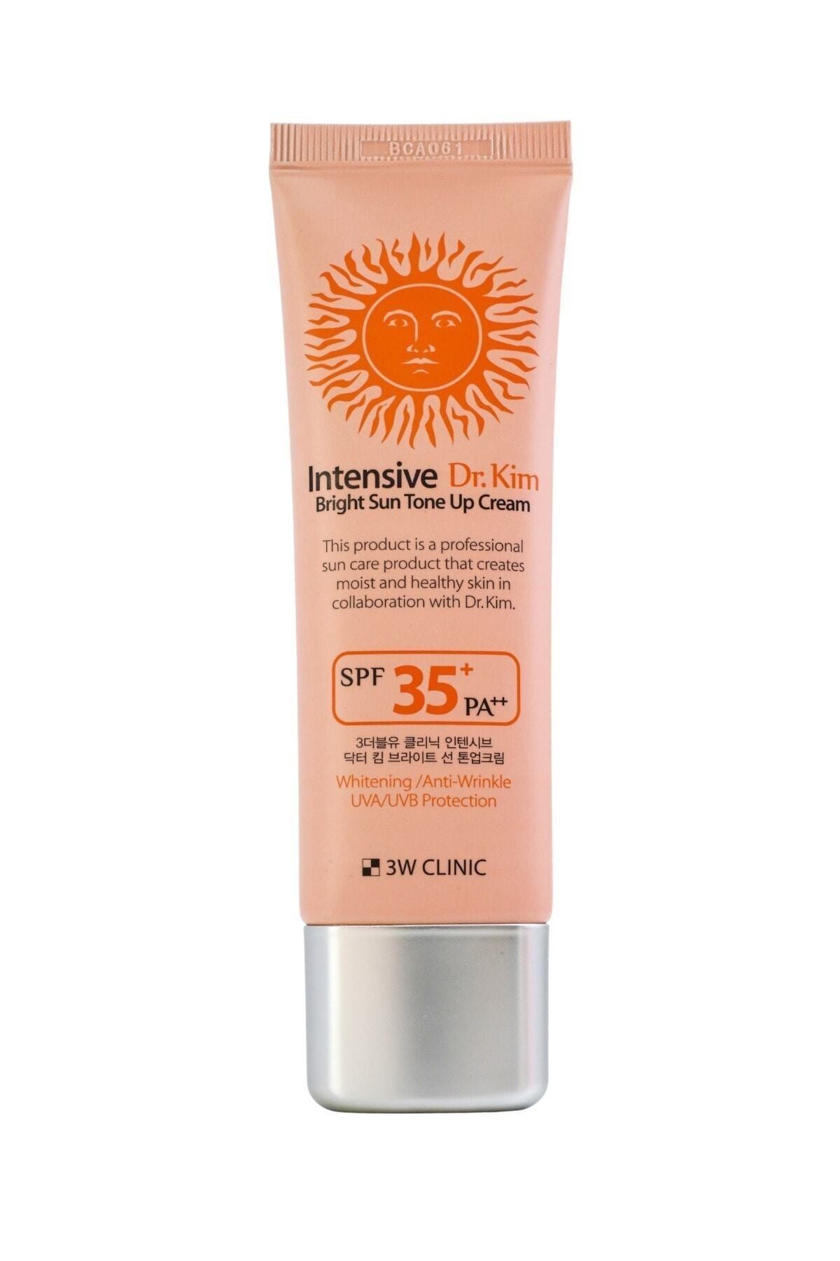 Canlı ve Parlak Görünüm Sağlayan SPF 35+ PA ++ 3W Clinic Bright Sun Tone Up Cream