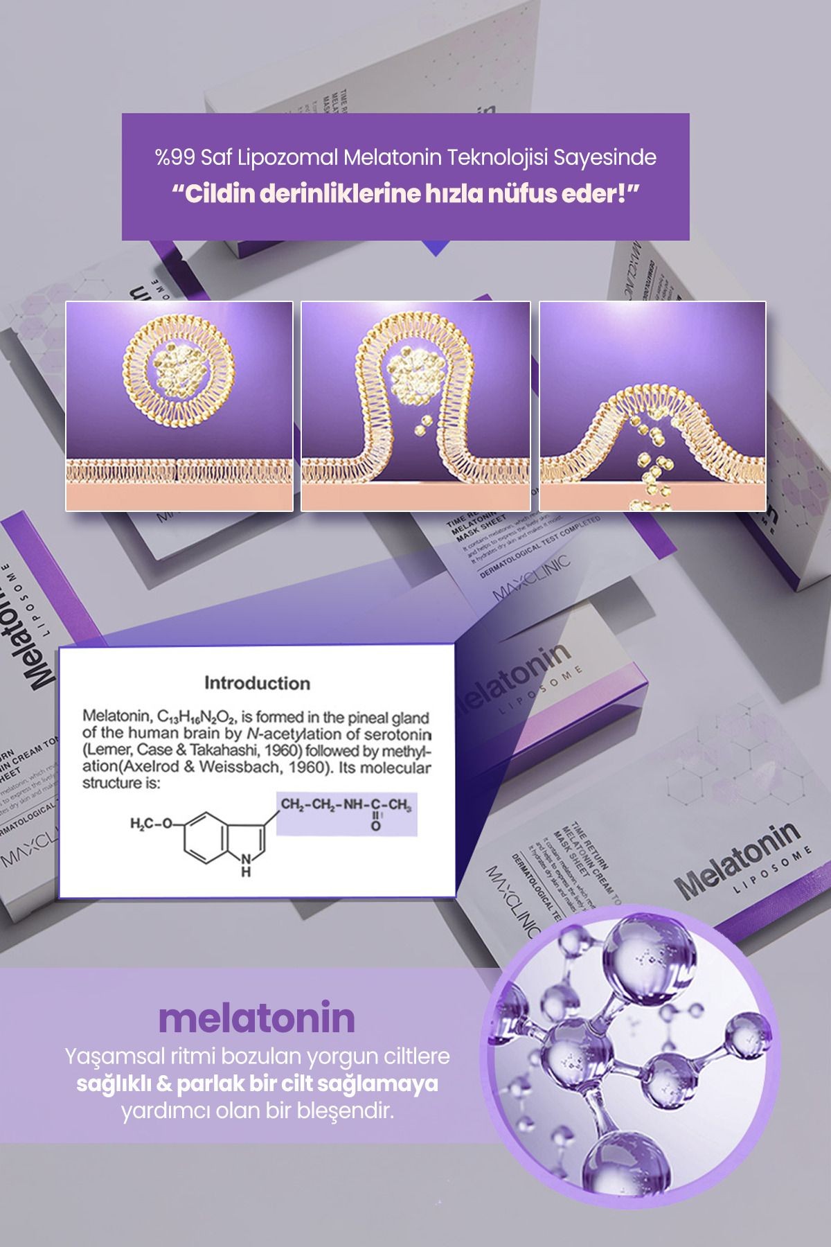 Melatonin Tonik Maske Maxclinic Melatonin Liposome Toner Mask