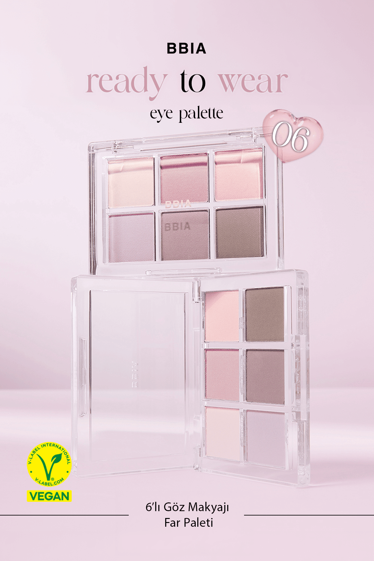 BBIA 6’lı Far Paleti BBIA Ready To Wear Eye Palette