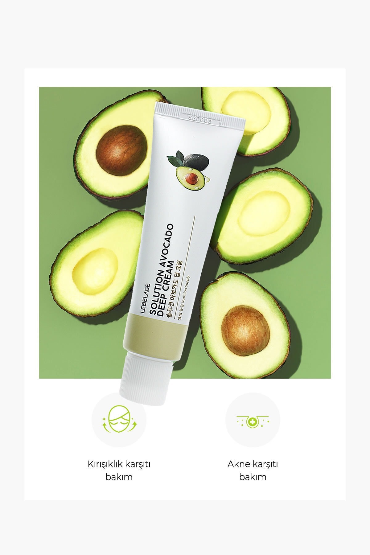 Avokado Özü Ile Besleyici Ve Nemlendirici Krem Solution Avocado Deep Cream