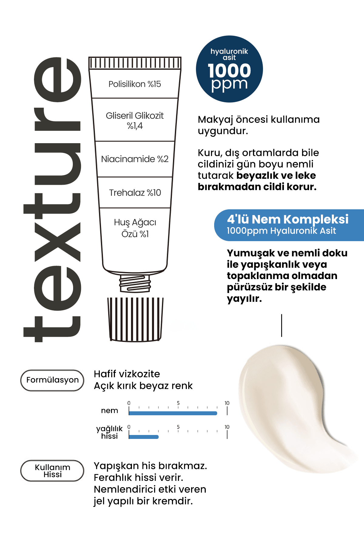 Su Bazlı Nemlendirici Güneş Kremi Derma Factory Fresh Aqua Sun Cream SPF 50+ PA++++