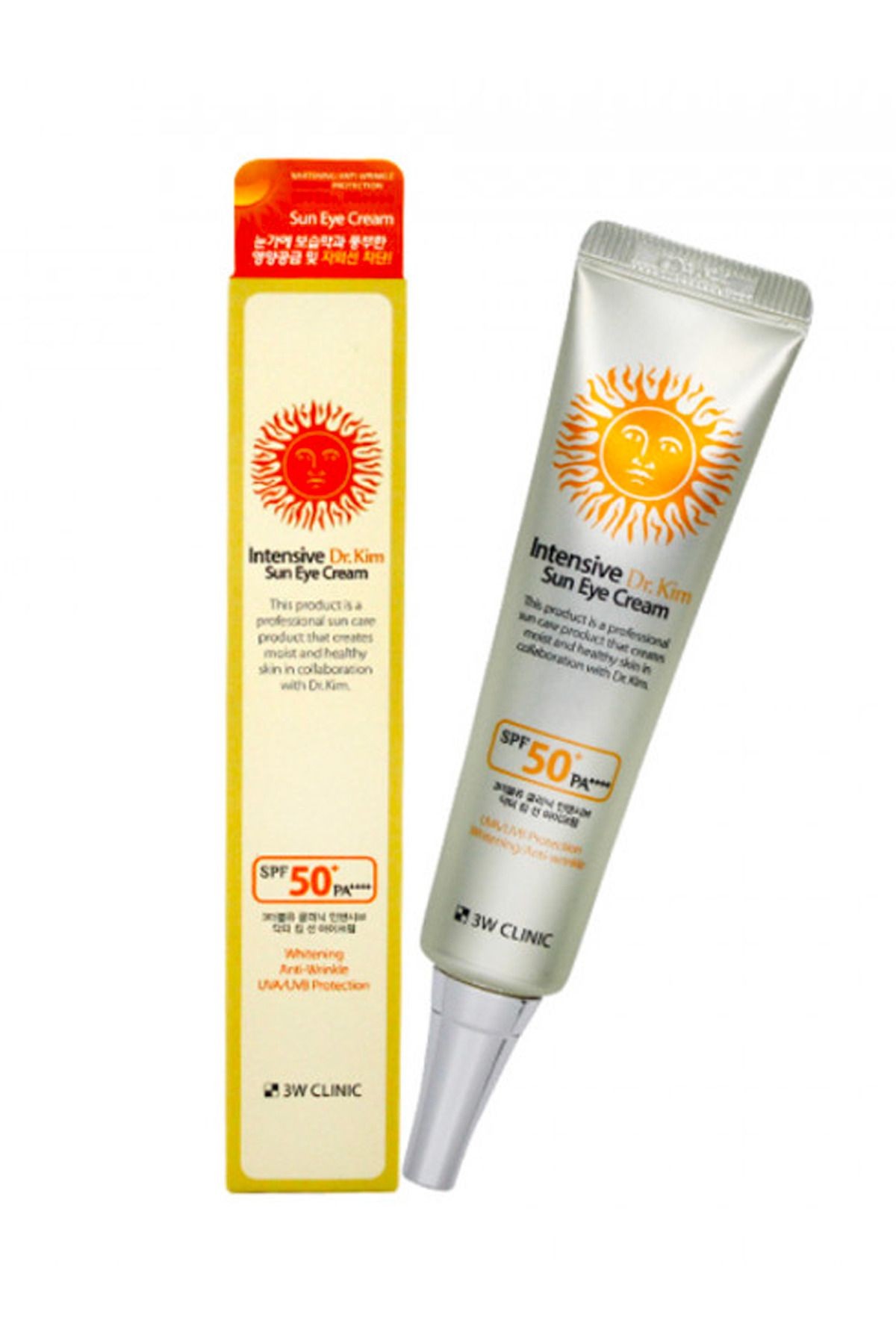 Göz Çevresi İçin Özel Güneş Koruyucu Krem 3W Clinic Intensive Sun Eye Cream spf50+ pa++++ 40 ml